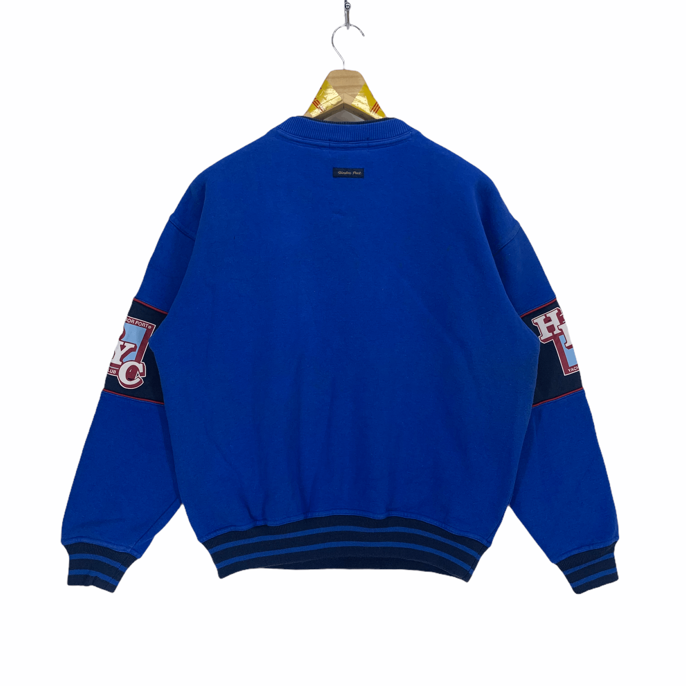 Japanese Brand Harbor Port Yachting Club Big Logo Sweatshirts #3084-113 Size US M / EU 48-50 / 2 - 8 Thumbnail
