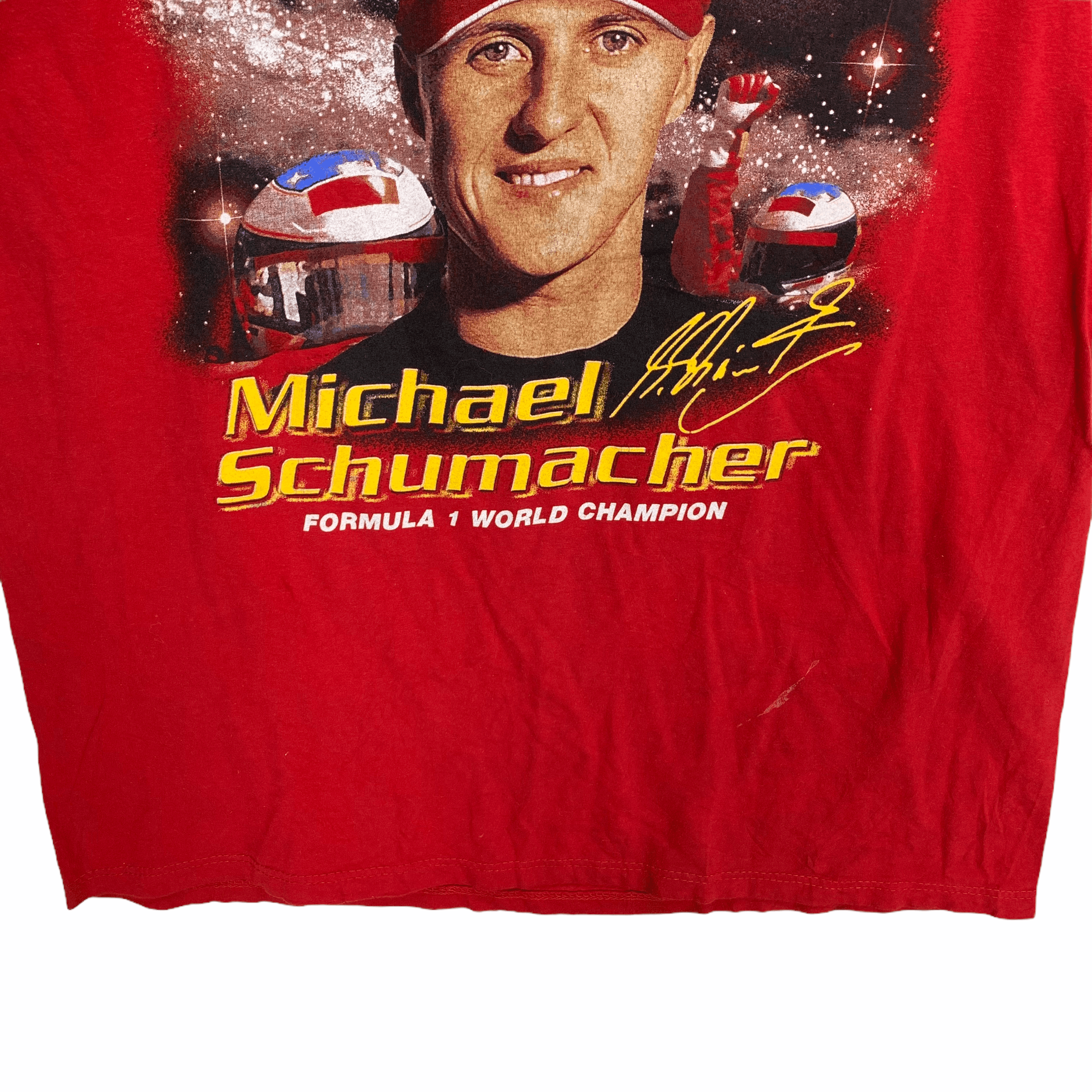 Vintage Michael Schumacher Racing Tour 2000 Big Logo Tees #3080-113 Size US M / EU 48-50 / 2 - 4 Thumbnail