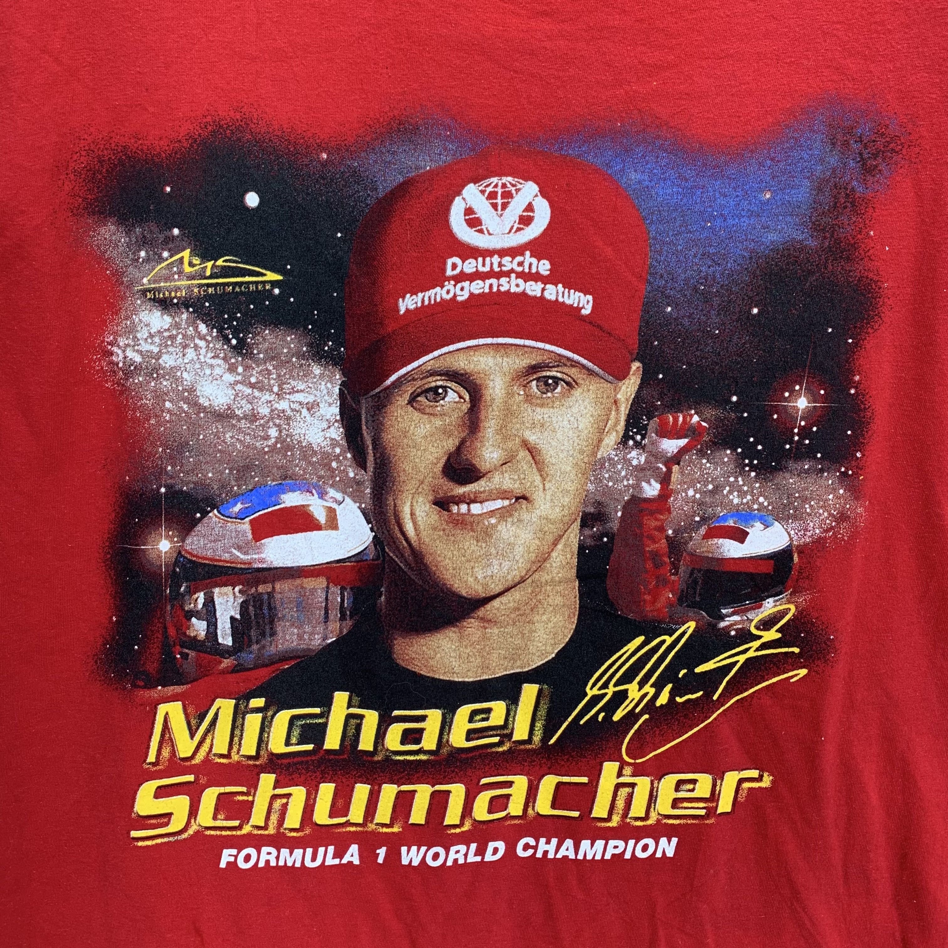 Vintage Michael Schumacher Racing Tour 2000 Big Logo Tees #3080-113 Size US M / EU 48-50 / 2 - 3 Thumbnail