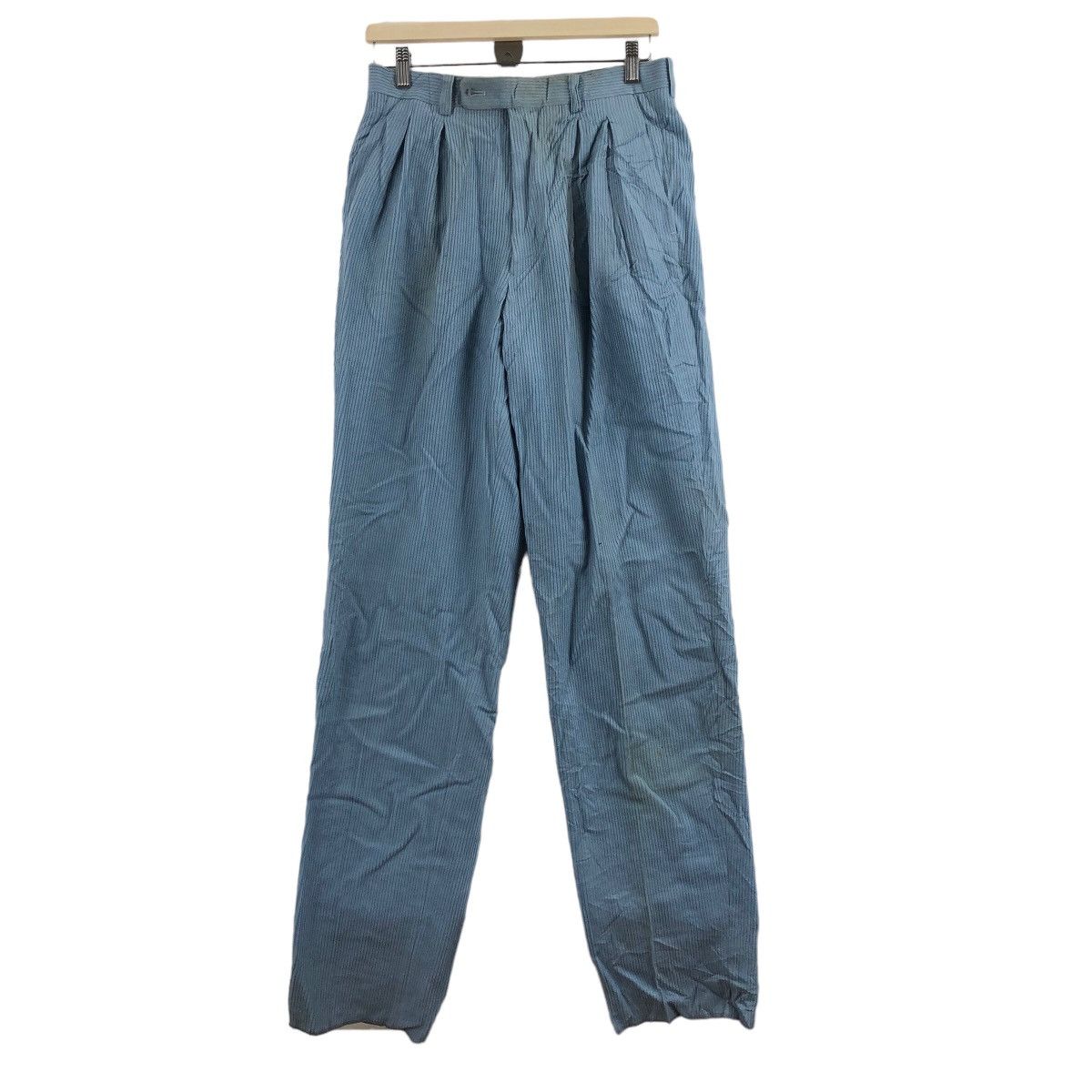 image of Christian Dior Monsieur x Vintage Christian Dior Sports Corduroy Pants Trousers in Blue (Size 30)