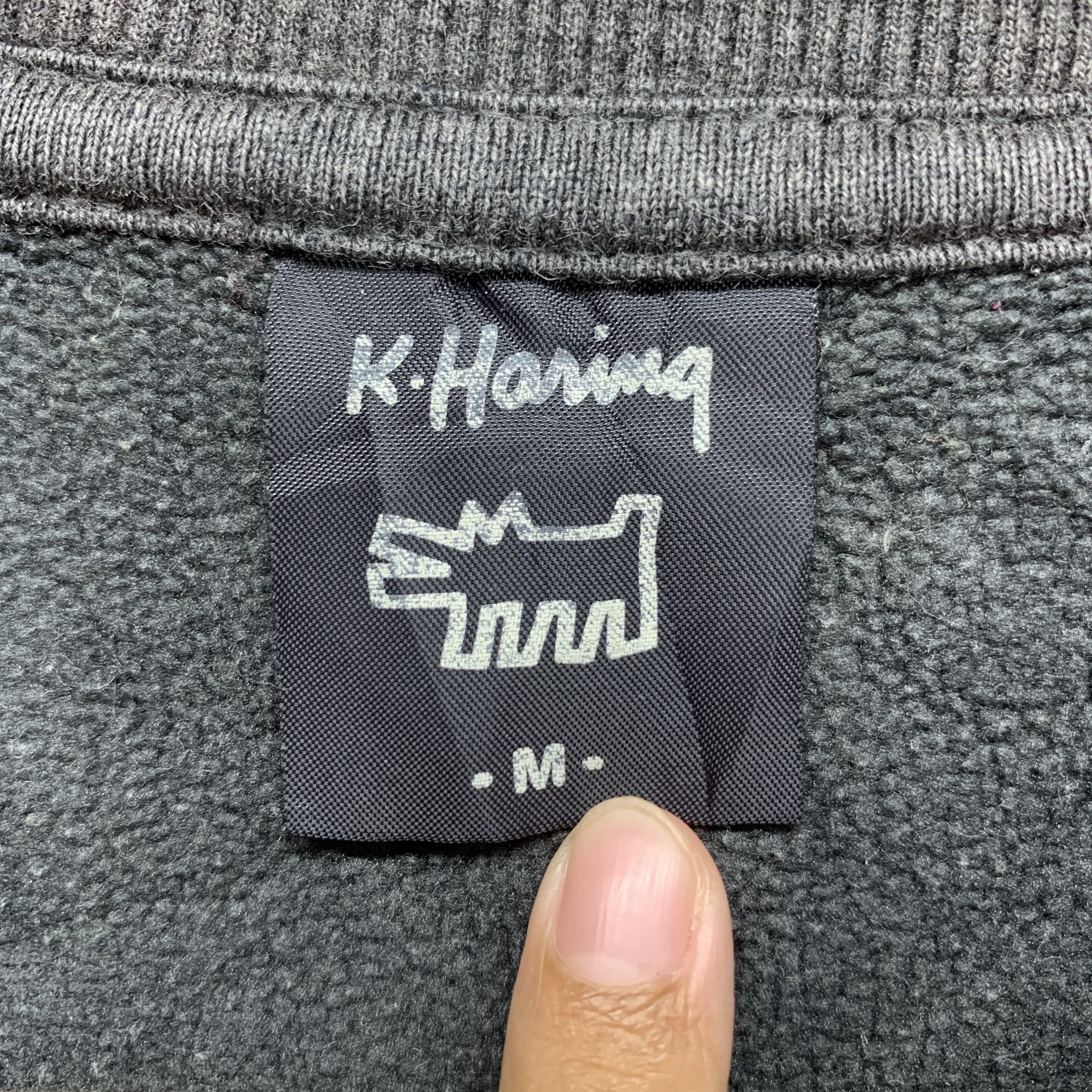 Keith Haring Keith Haring Big Logo Crew Neck Sweatshirts #3074-113 Size US M / EU 48-50 / 2 - 6 Thumbnail
