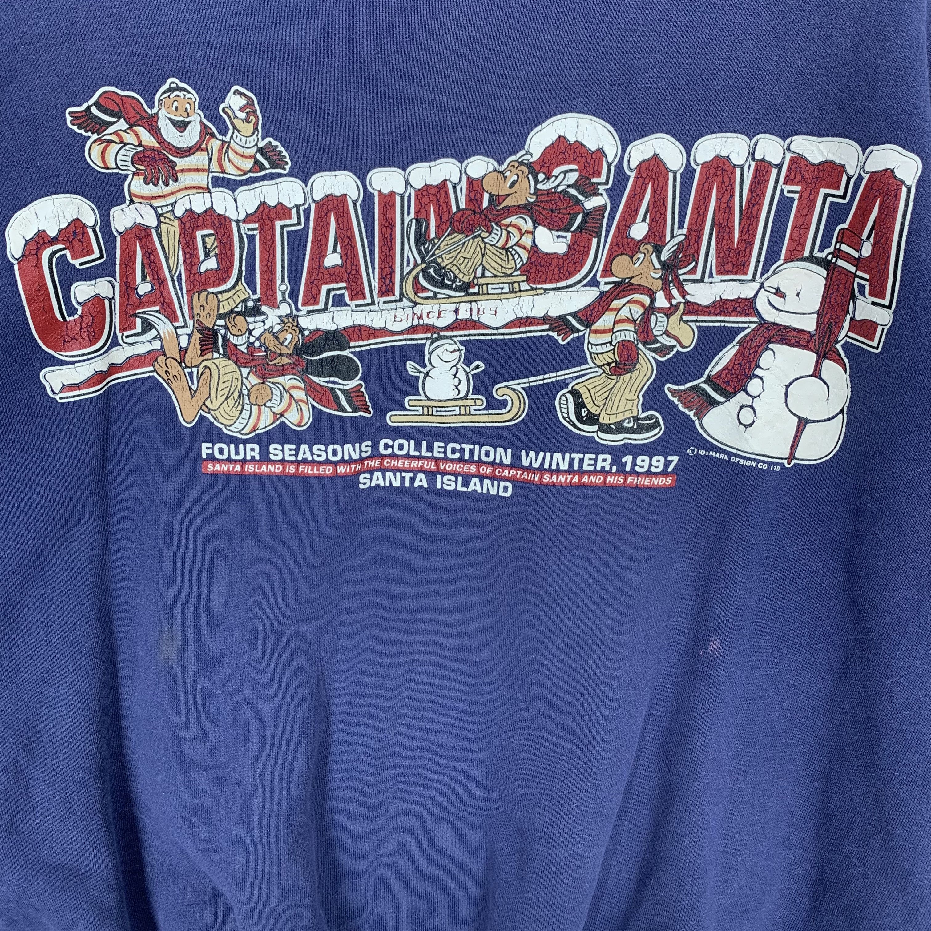 Japanese Brand Captain Santa Big Logo Made in Japan Sweatshirts #3073-113 Size US L / EU 52-54 / 3 - 3 Thumbnail