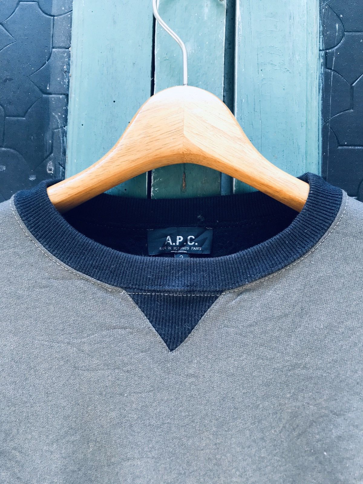 A.P.C. A.P.C Wax Style Crewneck Sweatshirt Size US M / EU 48-50 / 2 - 4 Thumbnail