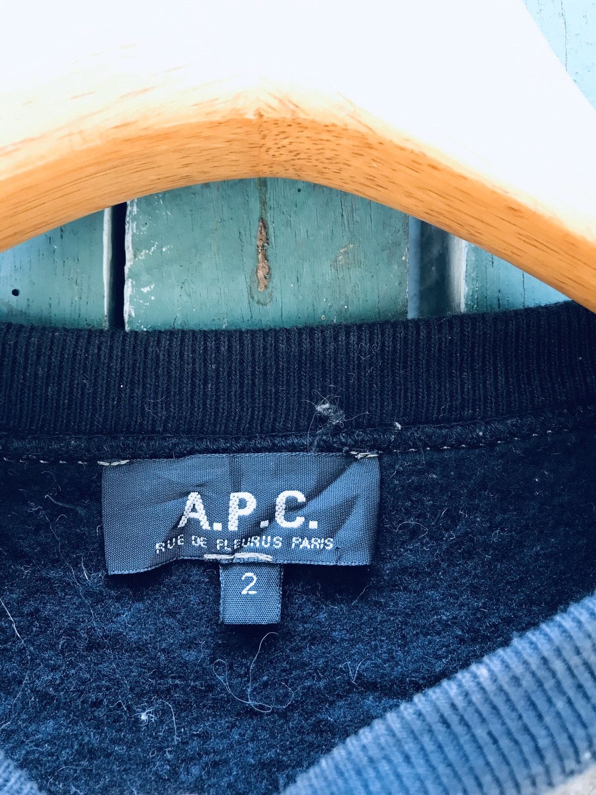 A.P.C. A.P.C Wax Style Crewneck Sweatshirt Size US M / EU 48-50 / 2 - 3 Thumbnail