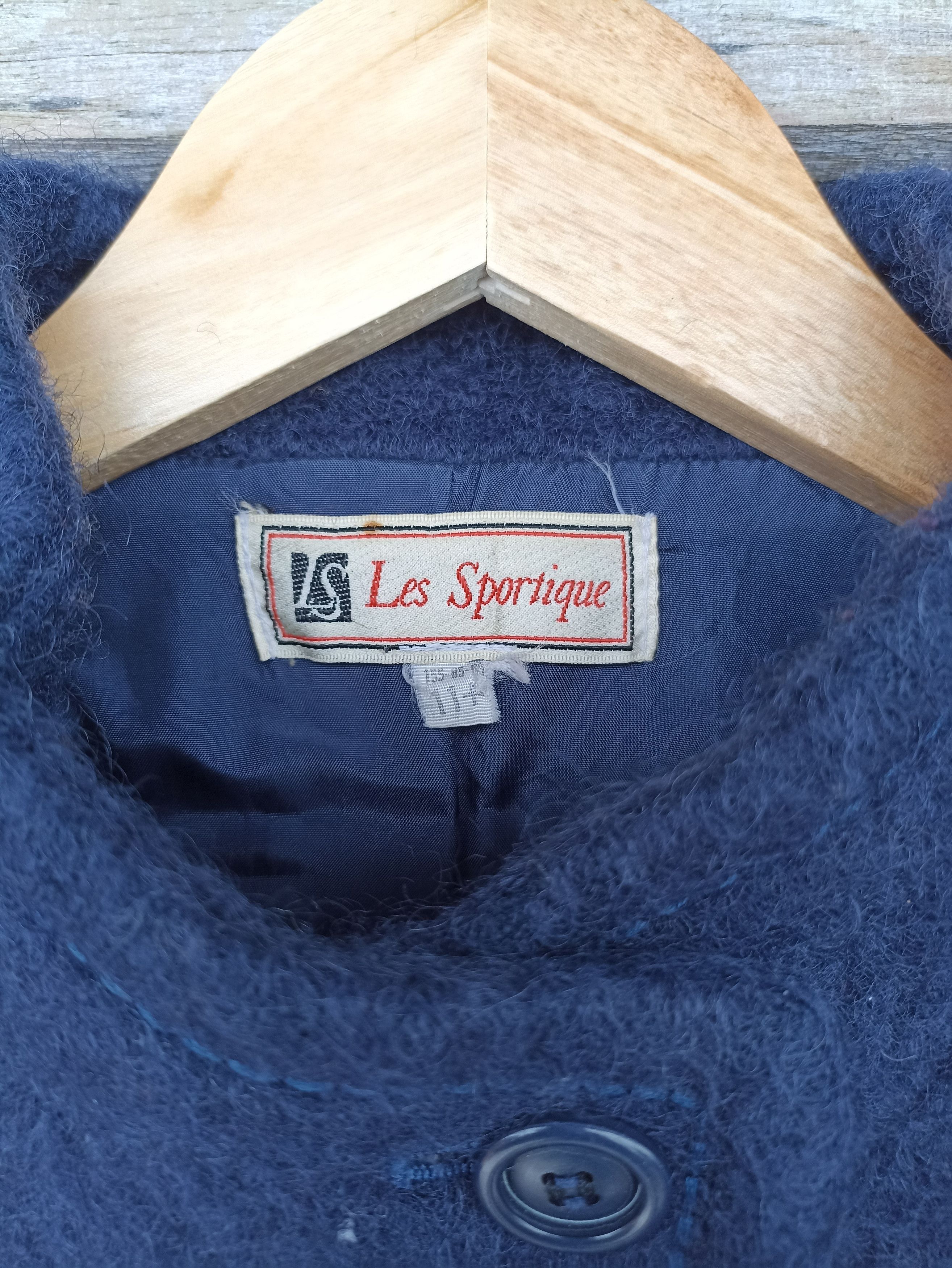 Indigo × Japanese Brand × Vintage Vintage Les Sportique Mohair Jacket Size US S / EU 44-46 / 1 - 5 Thumbnail