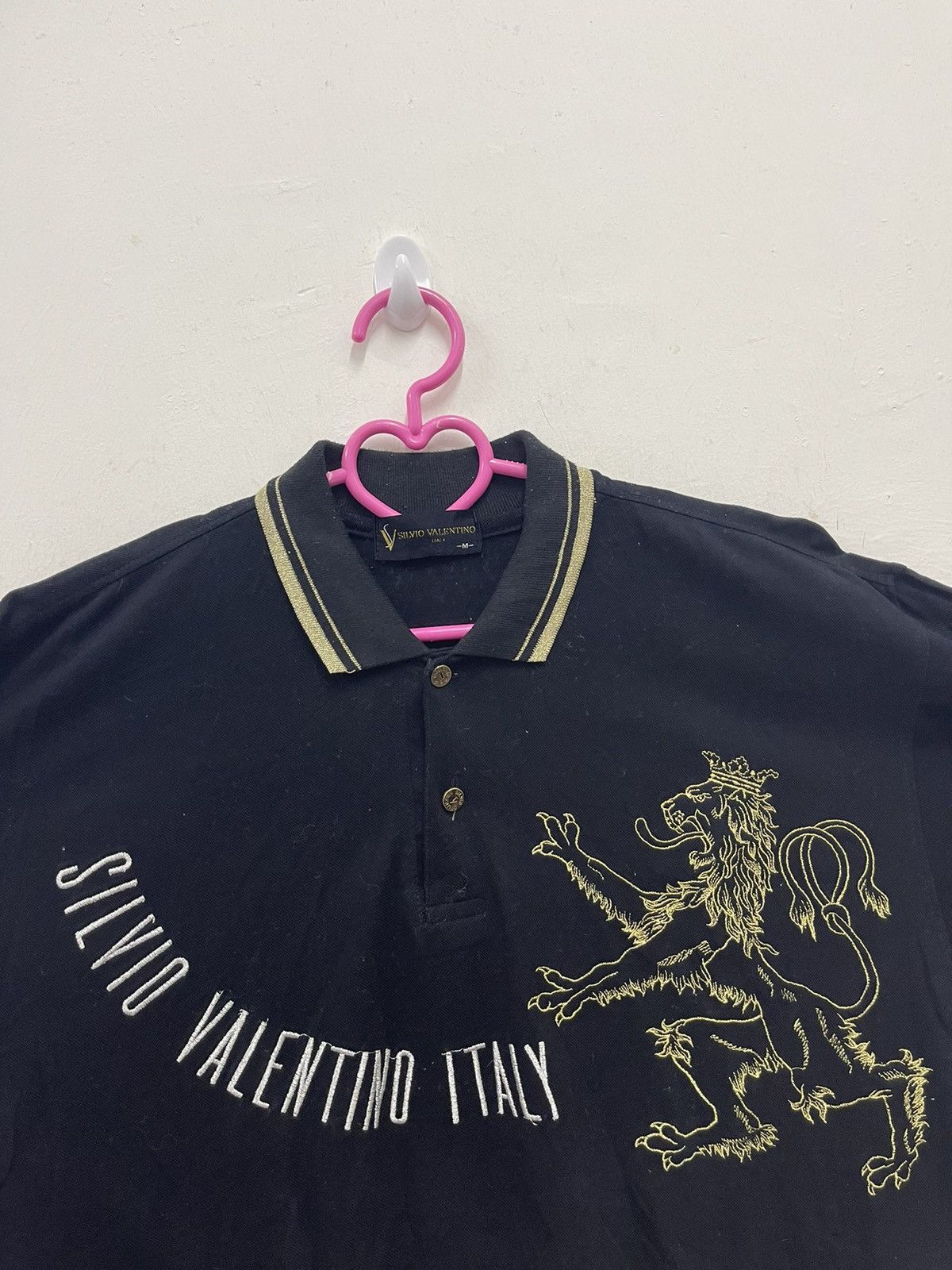 Japanese Brand Rare Vintage SILVIO VALENTINO ITALY Embroidered Polo Shirt Size US M / EU 48-50 / 2 - 2 Thumbnail