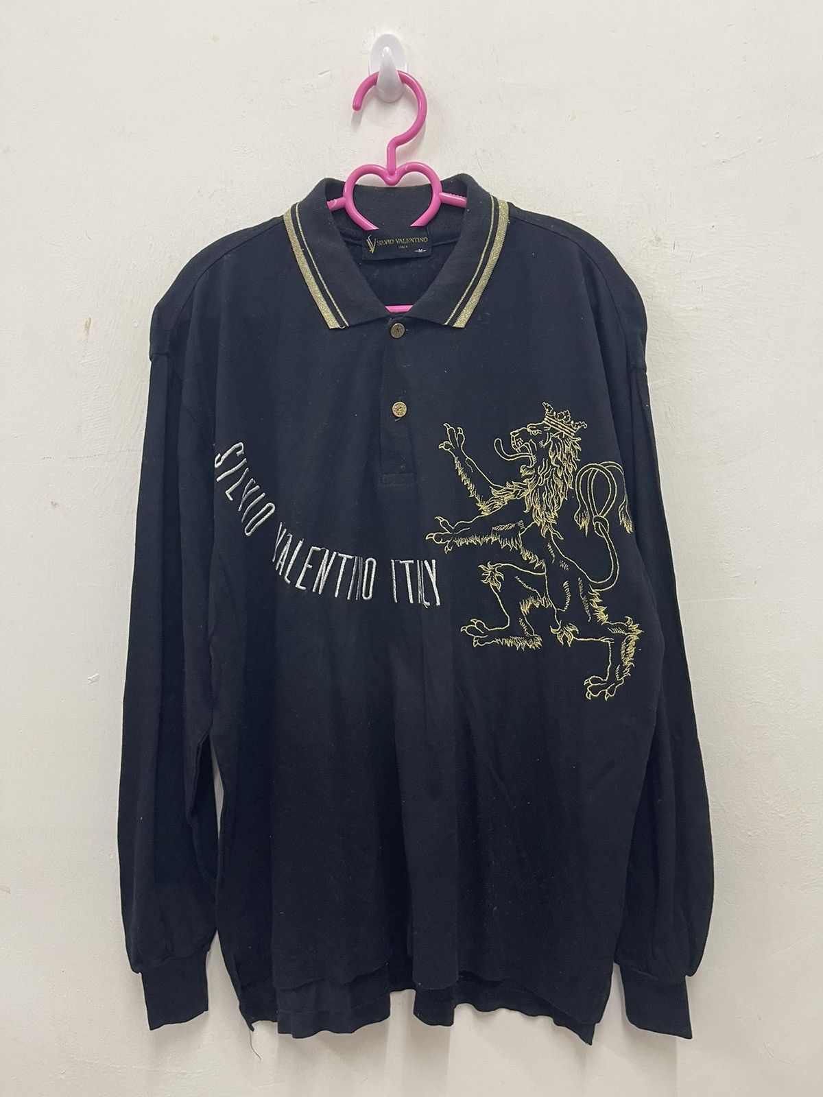 Japanese Brand Rare Vintage SILVIO VALENTINO ITALY Embroidered Polo Shirt Size US M / EU 48-50 / 2 - 1 Thumbnail