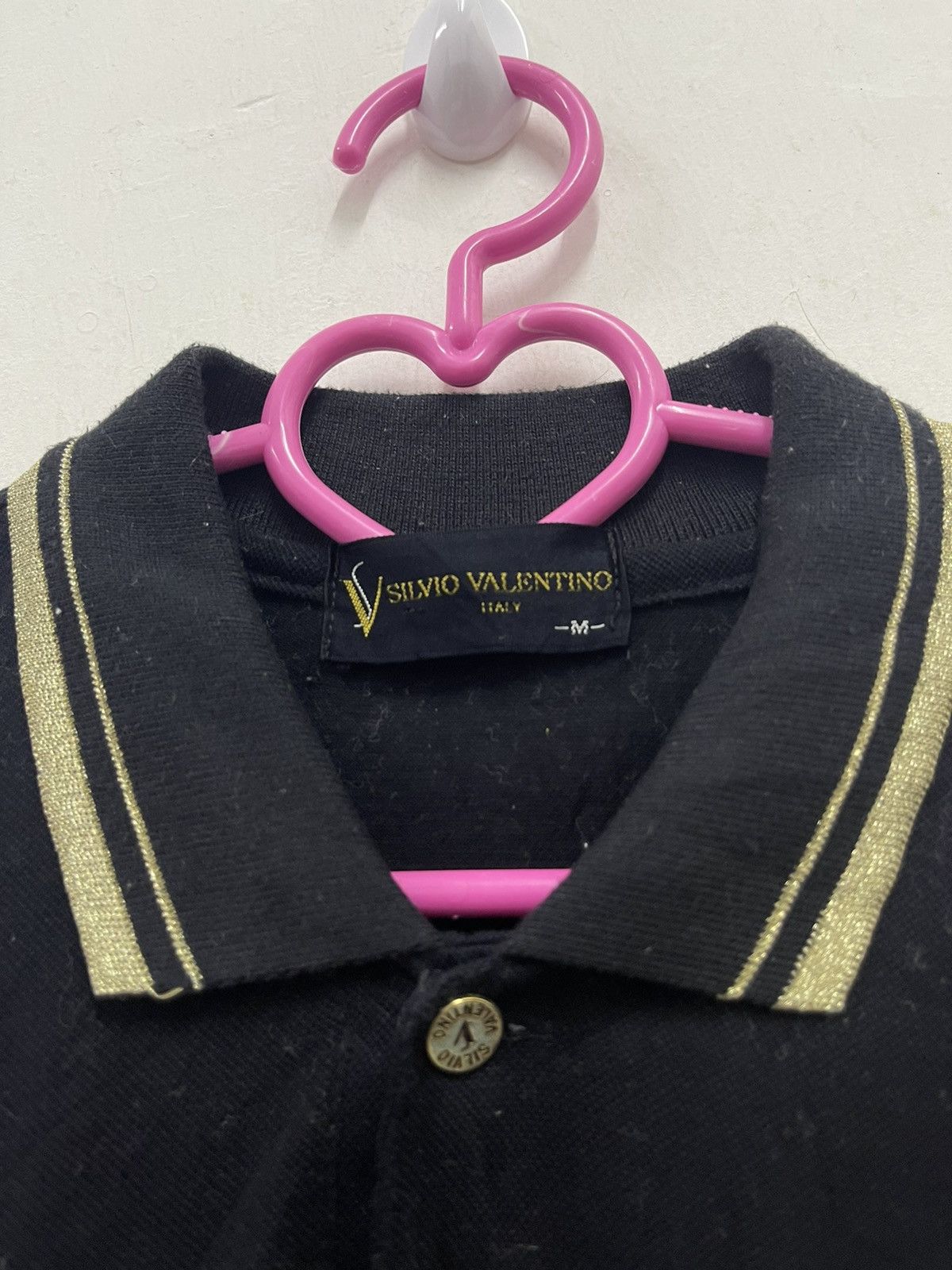 Japanese Brand Rare Vintage SILVIO VALENTINO ITALY Embroidered Polo Shirt Size US M / EU 48-50 / 2 - 3 Thumbnail