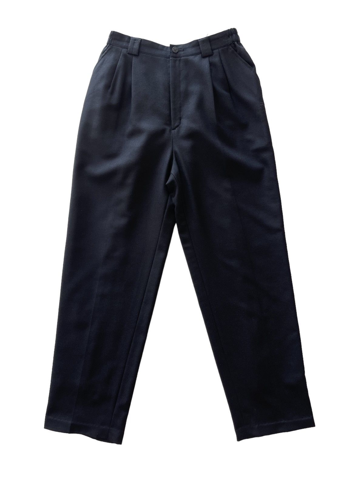 image of Avant Garde x Burberry Vintage Burberrys Golf Cropped Trousers Pants in Black, Men's (Size 27)
