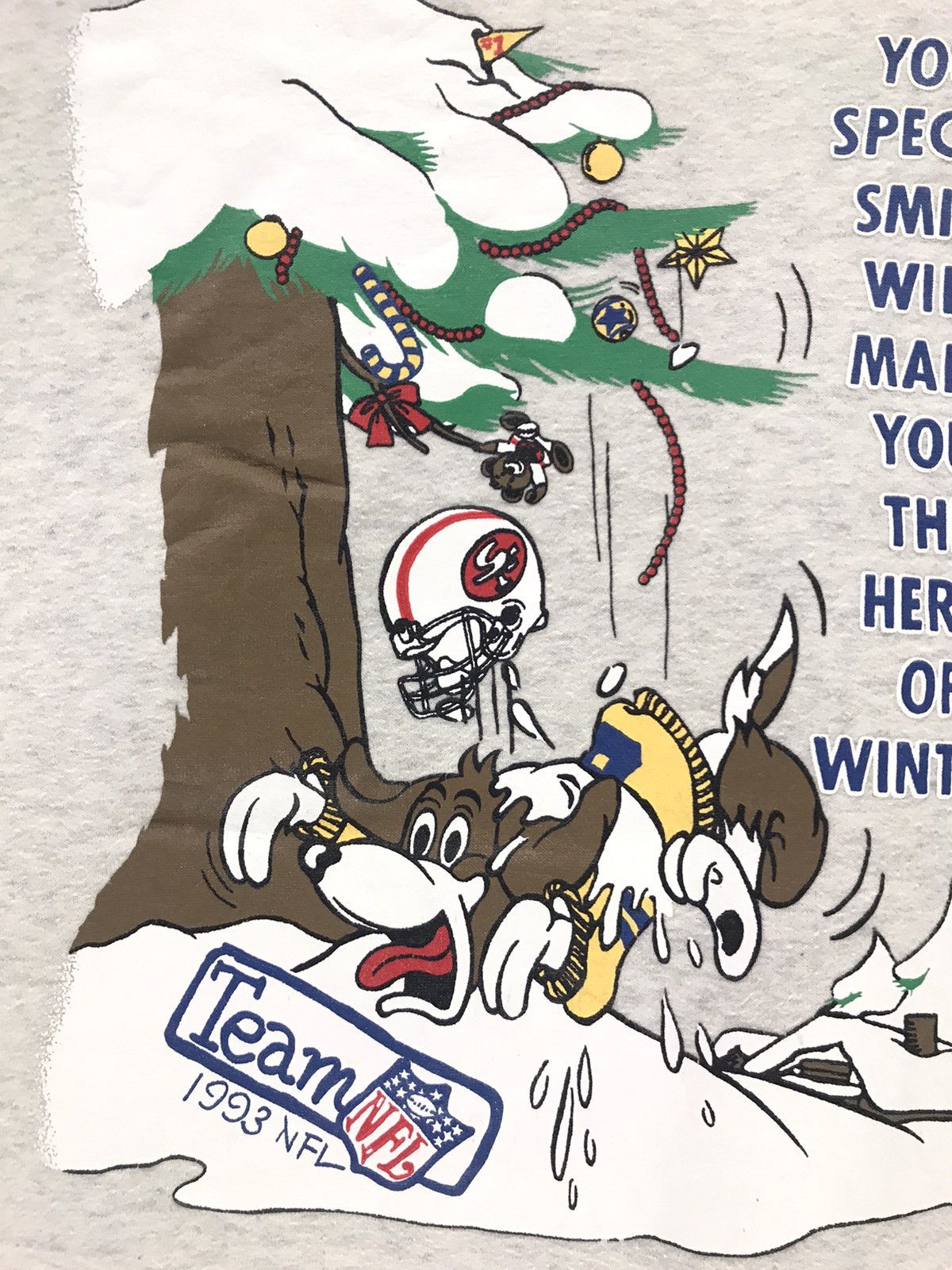 NFL × Sports Specialties × Vintage Vintage NFL Kids 1993 San Francisco 49Ers Sweater Size US XS / EU 42 / 0 - 7 Thumbnail