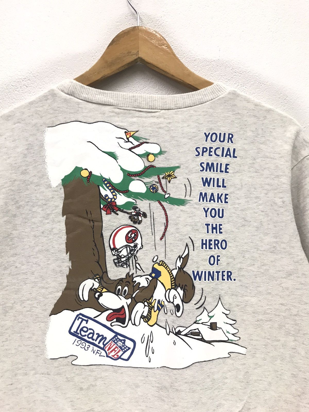 NFL × Sports Specialties × Vintage Vintage NFL Kids 1993 San Francisco 49Ers Sweater Size US XS / EU 42 / 0 - 4 Thumbnail