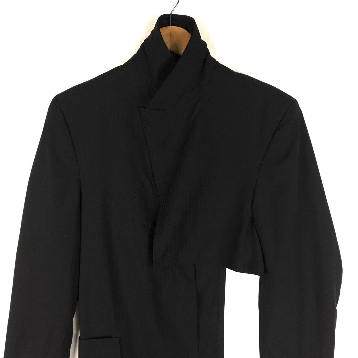 Y's Y’s Yohji Yamamoto Asymmetrical Long Jacket Double Breast Size US XS / EU 42 / 0 - 6 Thumbnail
