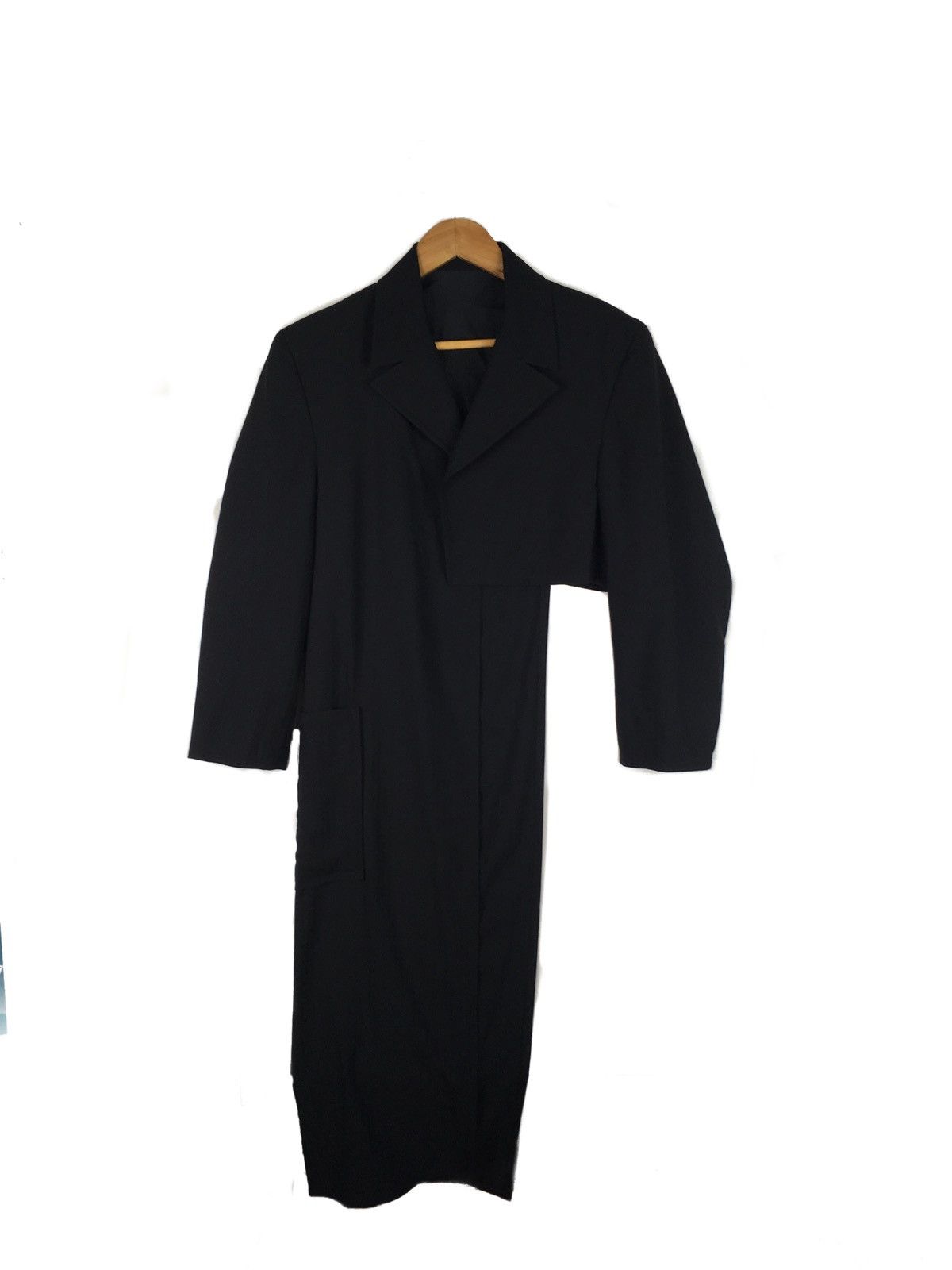Y's Y’s Yohji Yamamoto Asymmetrical Long Jacket Double Breast Size US XS / EU 42 / 0 - 1 Thumbnail