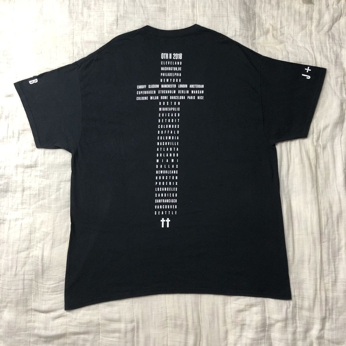 Band Tees Jay Z x Beyonce OTR II 2018 Tour T Shirt Size US XL / EU 56 / 4 - 3 Thumbnail