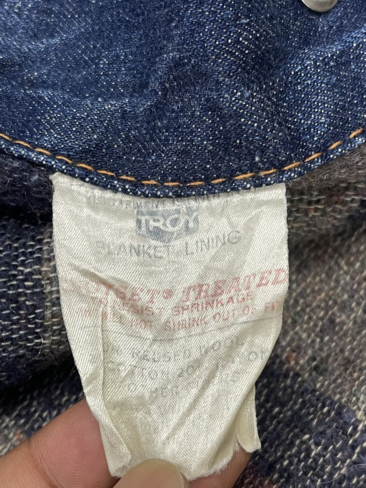 Levi's TRUE VINTAGE 60s LEVIS BIG E 524 BLANKET Size US L / EU 52-54 / 3 - 20 Thumbnail