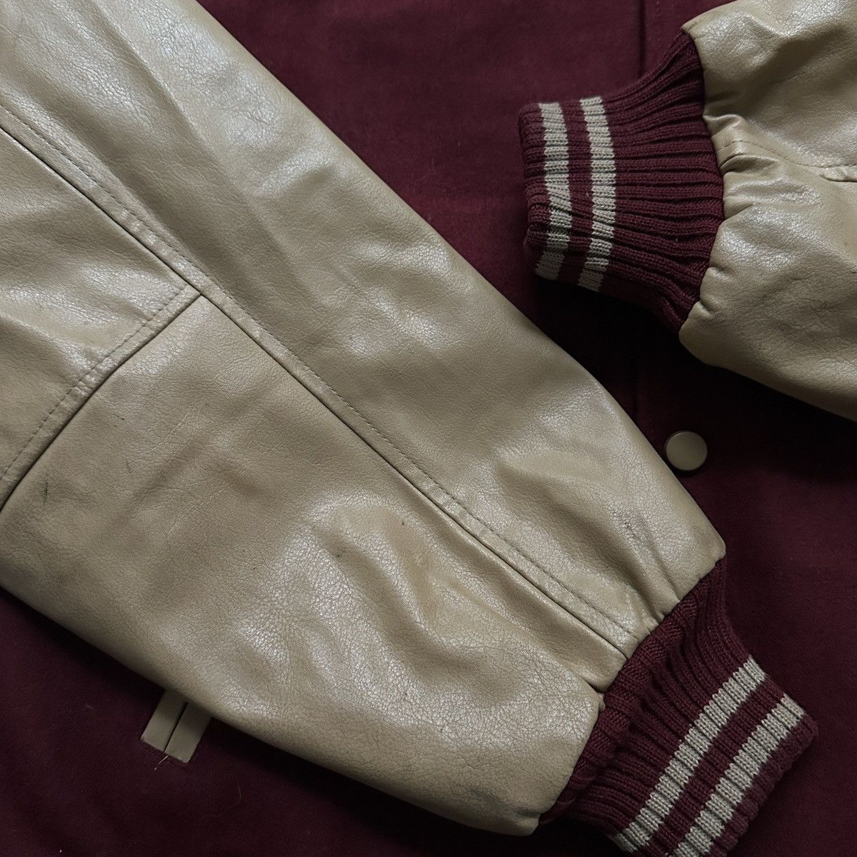 Vintage Vintage UMM Varsity Jacket Leather/Wool Size US M / EU 48-50 / 2 - 6 Thumbnail