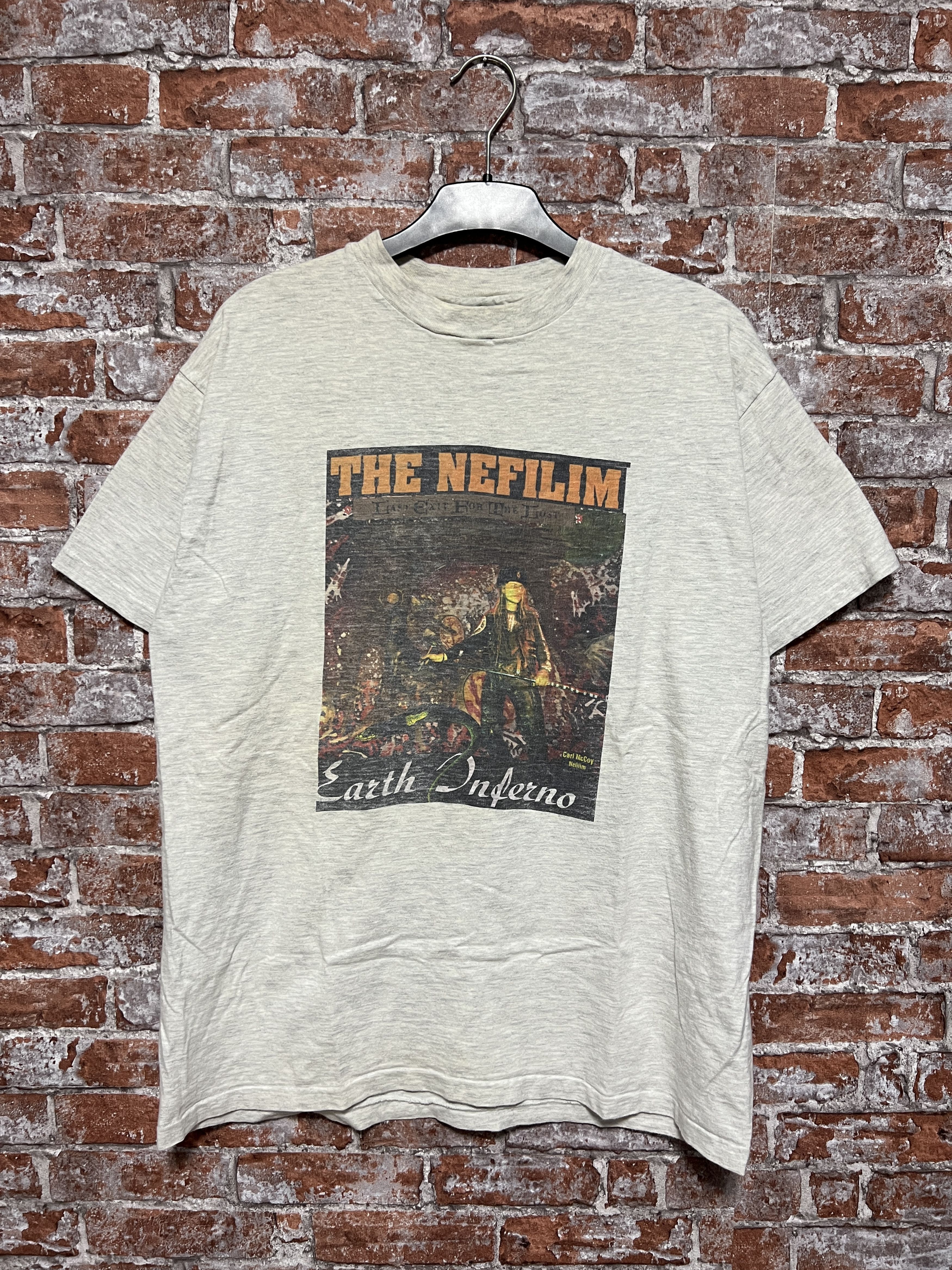 Band Tees × Vintage Vintage 90s The Nefilim Earth Inferno Band T-shirt Size US L / EU 52-54 / 3 - 1 Thumbnail