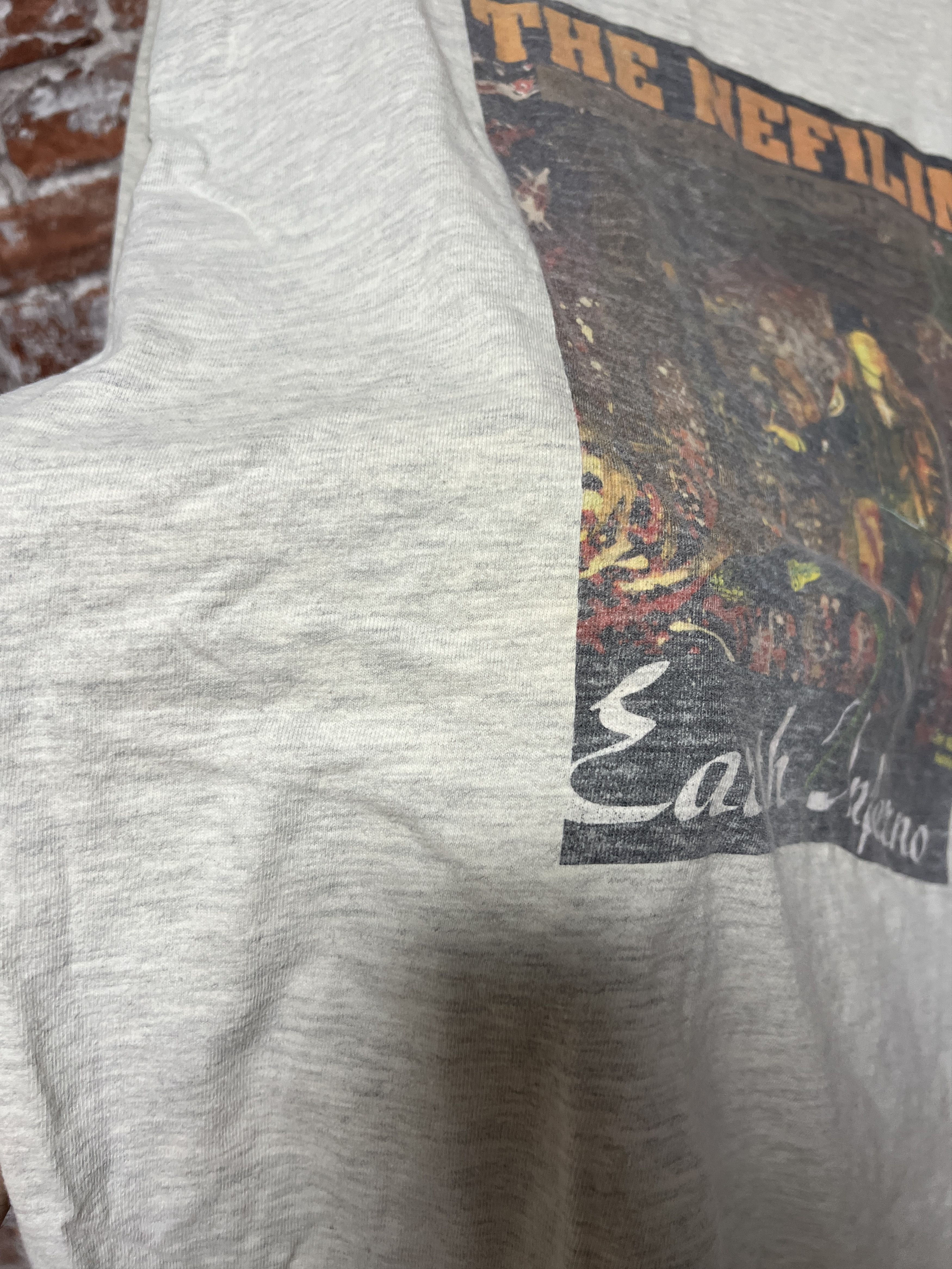 Band Tees × Vintage Vintage 90s The Nefilim Earth Inferno Band T-shirt Size US L / EU 52-54 / 3 - 7 Thumbnail