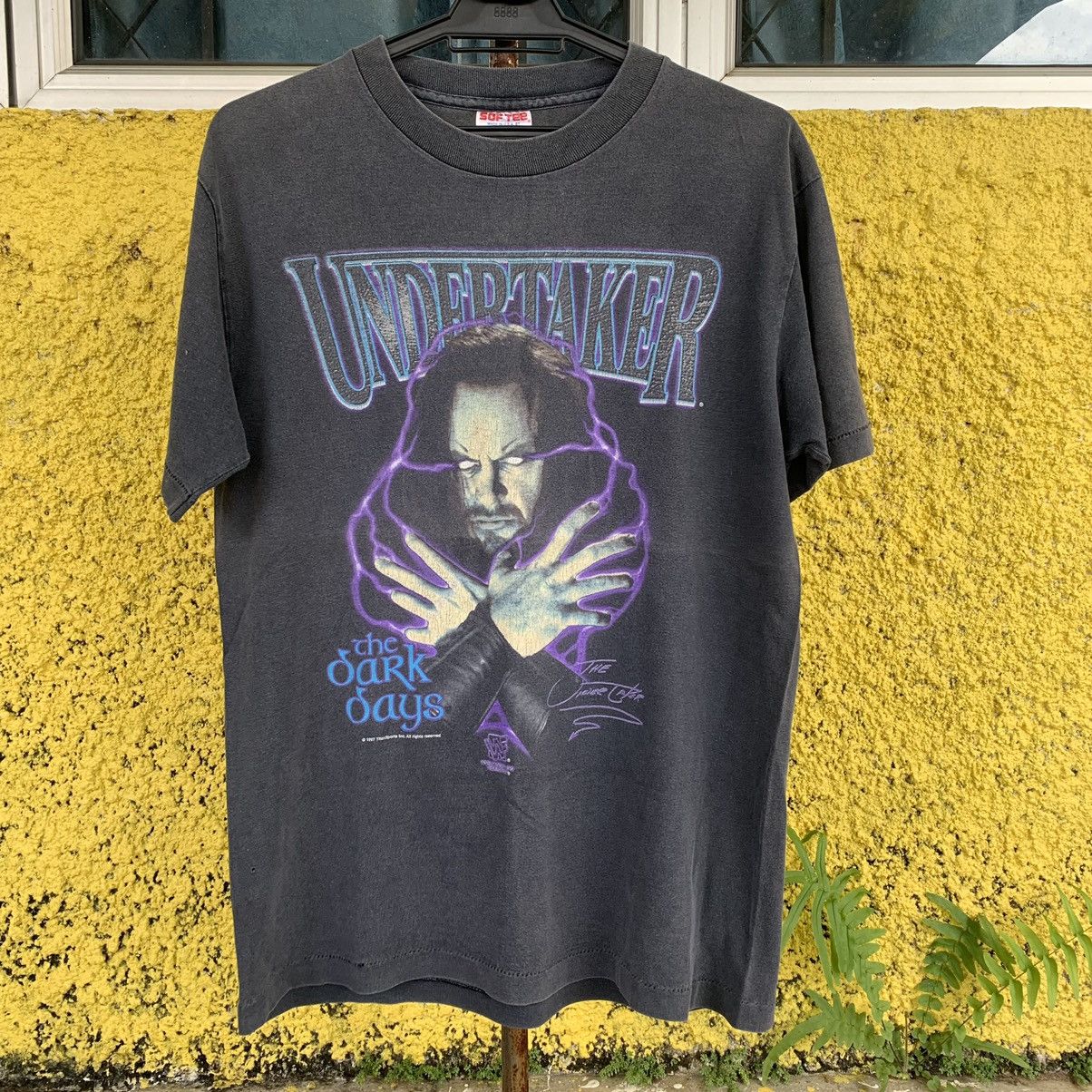 Vintage Undertaker WWF vintage 90s black tshirt tee | Grailed