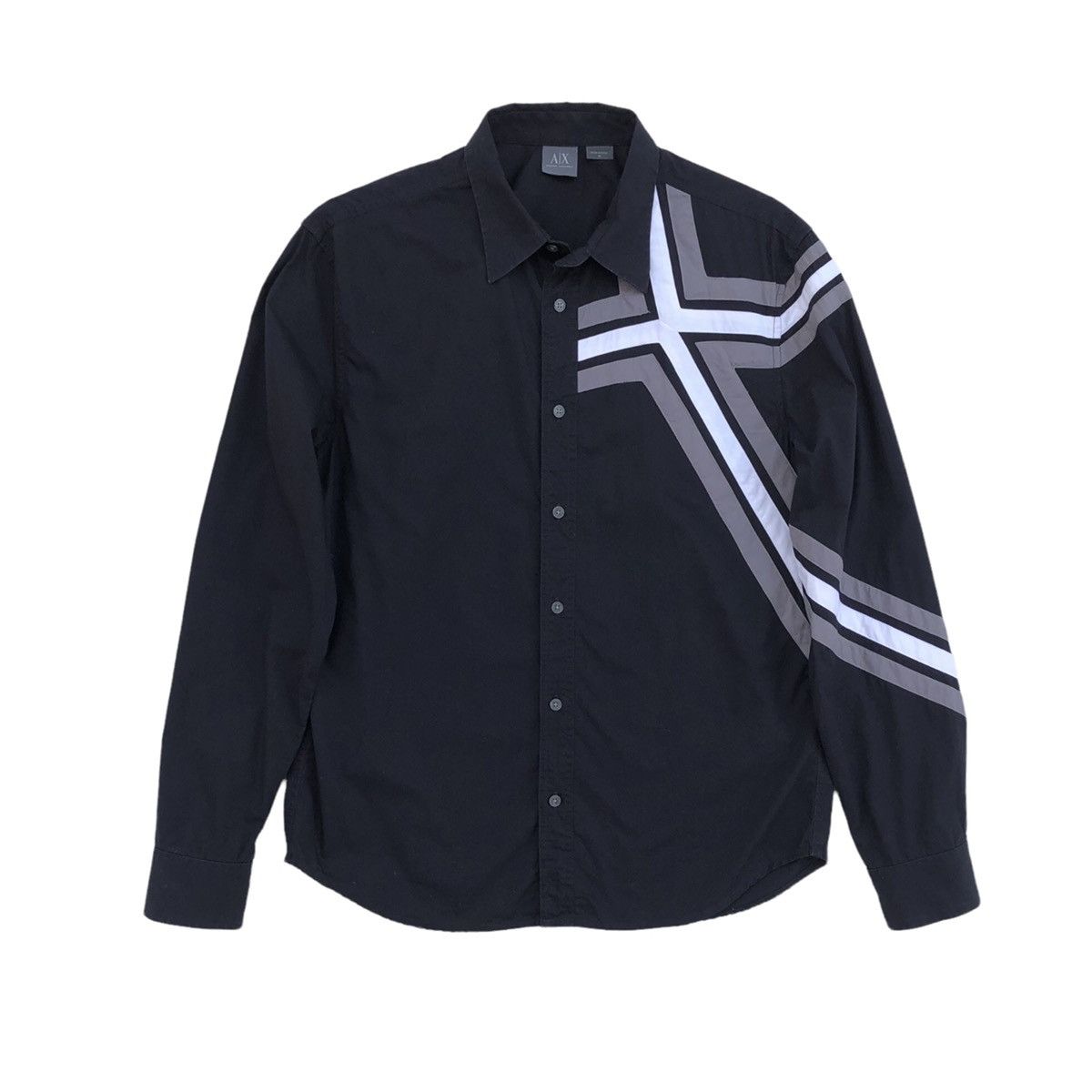 Armani Armani Exchange Long Sleeves Casual Shirt Size US M / EU 48-50 / 2 - 5 Thumbnail