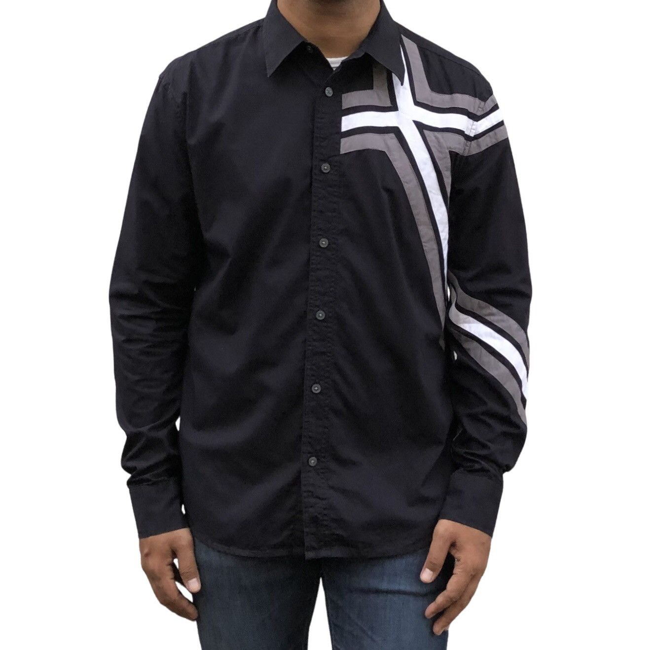 Armani Armani Exchange Long Sleeves Casual Shirt Size US M / EU 48-50 / 2 - 2 Thumbnail