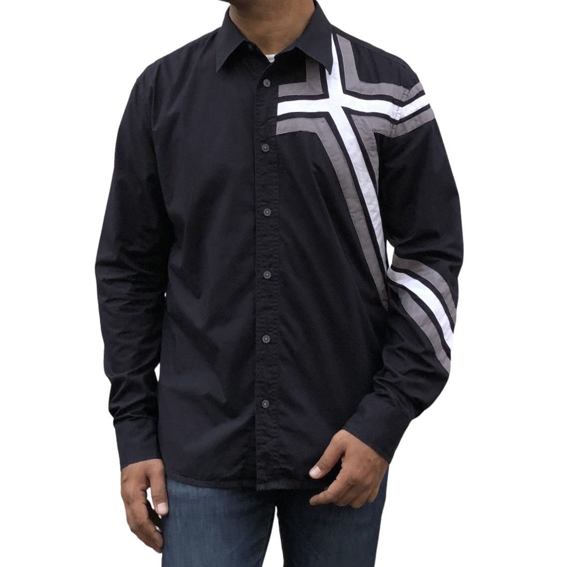 Armani Armani Exchange Long Sleeves Casual Shirt Size US M / EU 48-50 / 2 - 1 Thumbnail