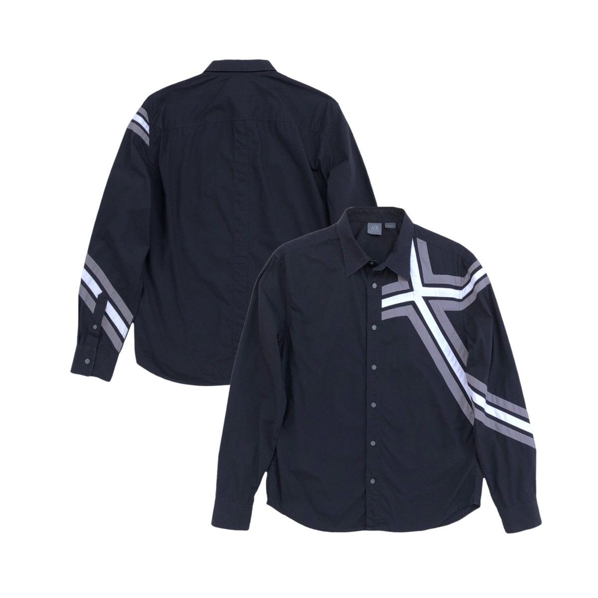 Armani Armani Exchange Long Sleeves Casual Shirt Size US M / EU 48-50 / 2 - 4 Thumbnail