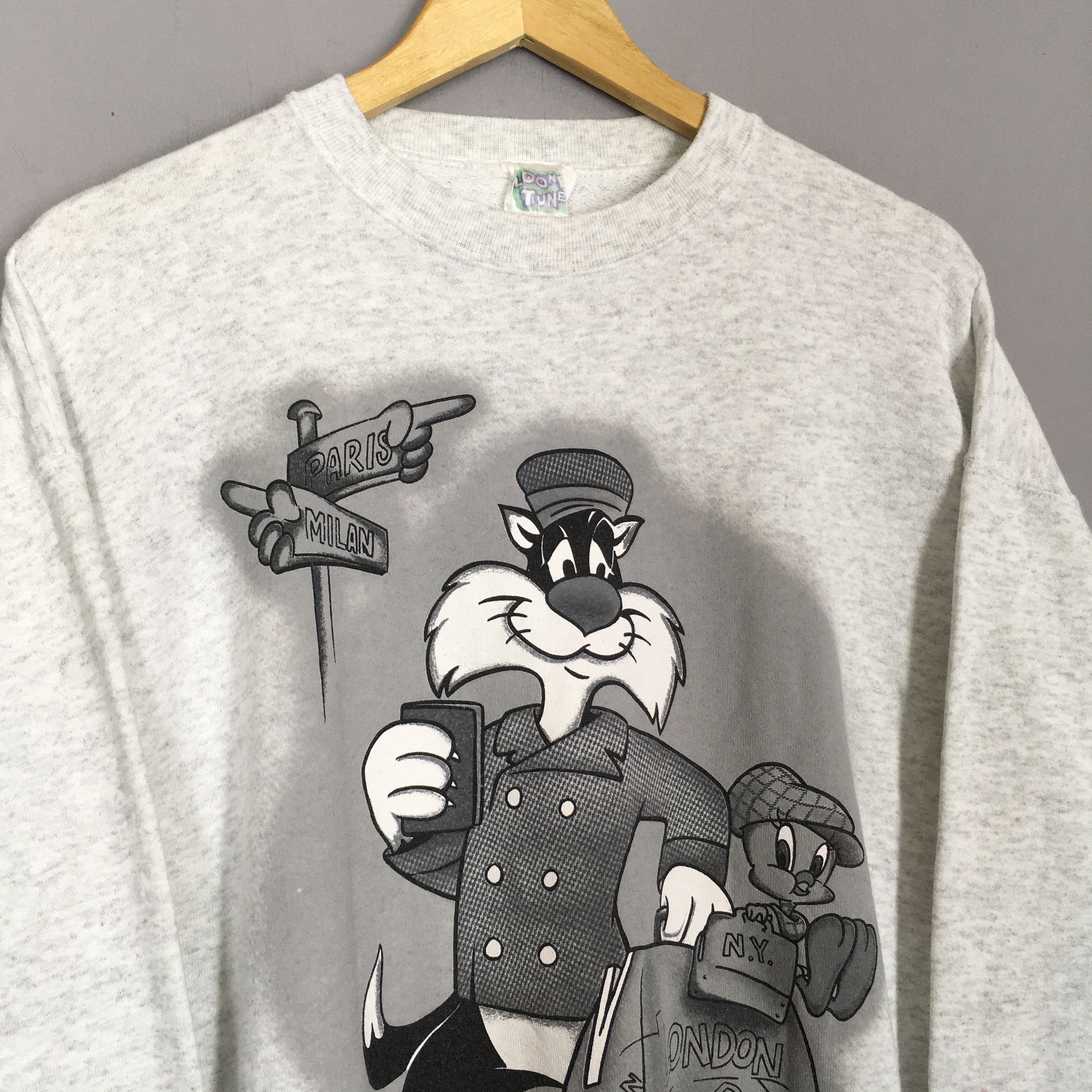 Cartoon Network × Vintage × Warner Bros Vintage Looney Tunes Tweety And Sylvester Sweatshirt Large Size US L / EU 52-54 / 3 - 3 Thumbnail