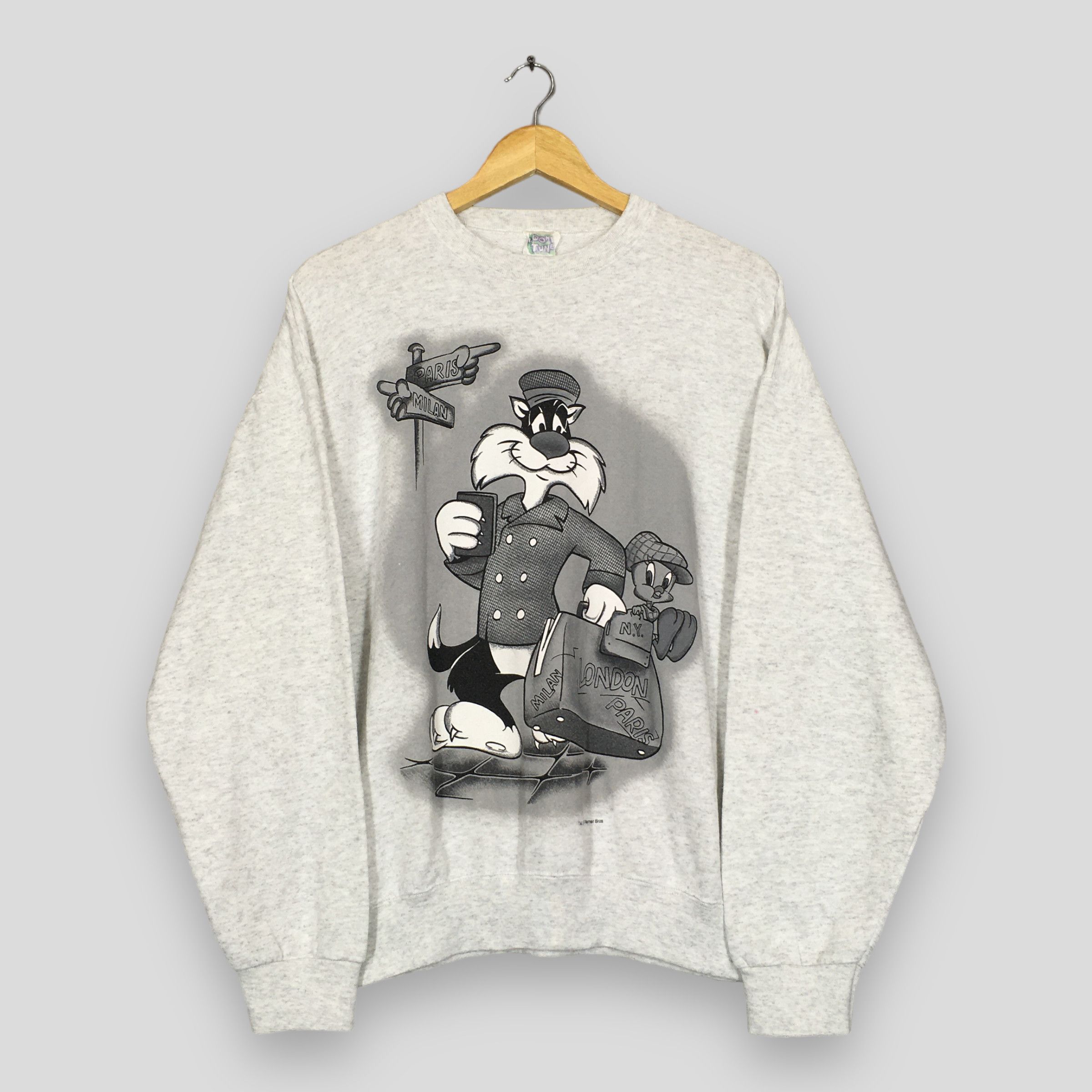 Cartoon Network × Vintage × Warner Bros Vintage Looney Tunes Tweety And Sylvester Sweatshirt Large Size US L / EU 52-54 / 3 - 1 Thumbnail