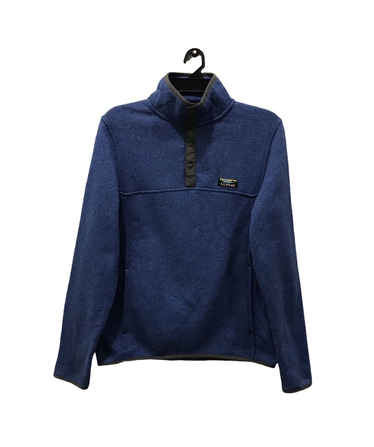 L.L.BEAN SWEATSHIRT BUTTON 1/4