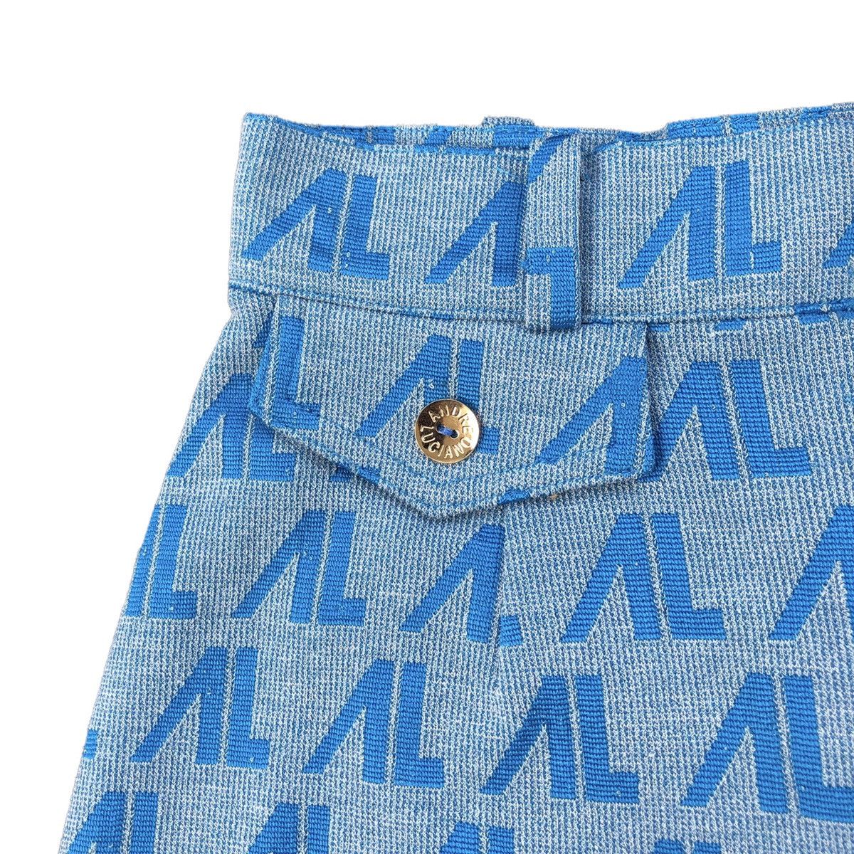 Andreluciano AL Andreluciano Monogram Mini Skirt Size 25" / US 0 / IT 36 - 4 Thumbnail