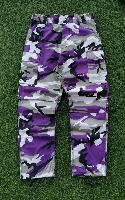 Military Rotcho Purple Camo Cargo Pants | Grailed