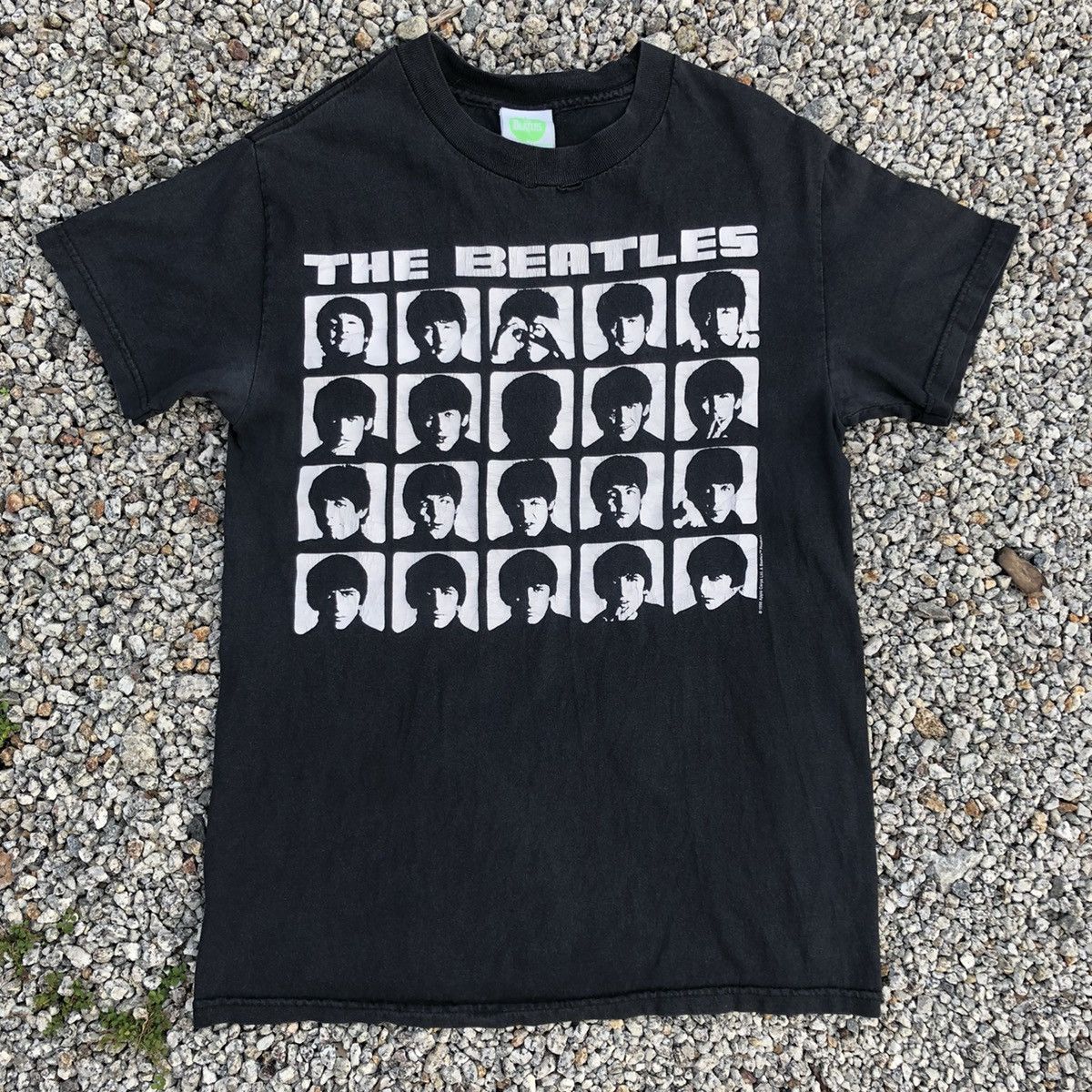 image of Band Tees Vintage 2005 The Beatles T Shirt in Black, Men's (Size Small)
