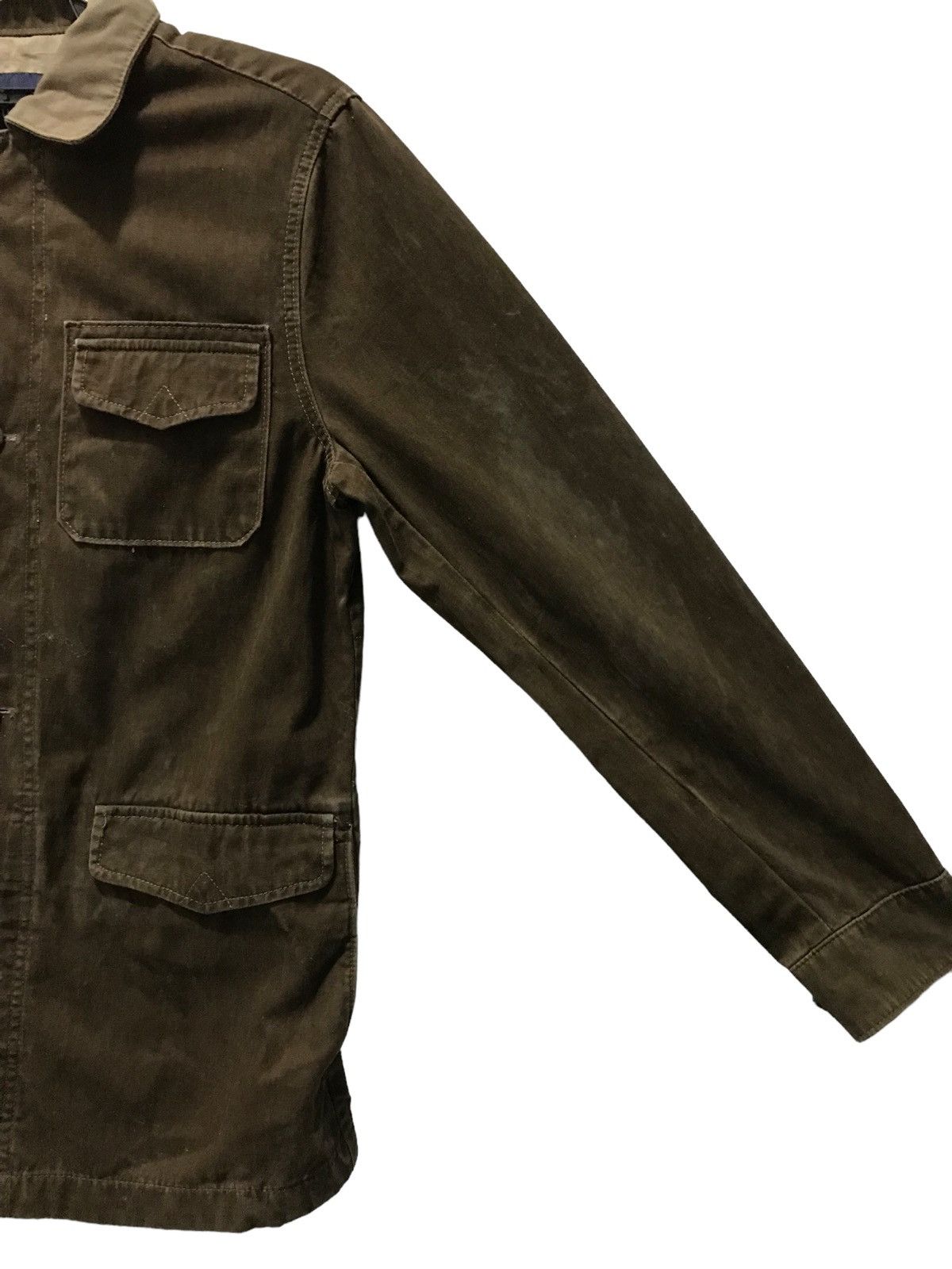 Gap Gap Japan Cotton Field Jacket – Two-Tone Olive Green Size US S / EU 44-46 / 1 - 4 Thumbnail