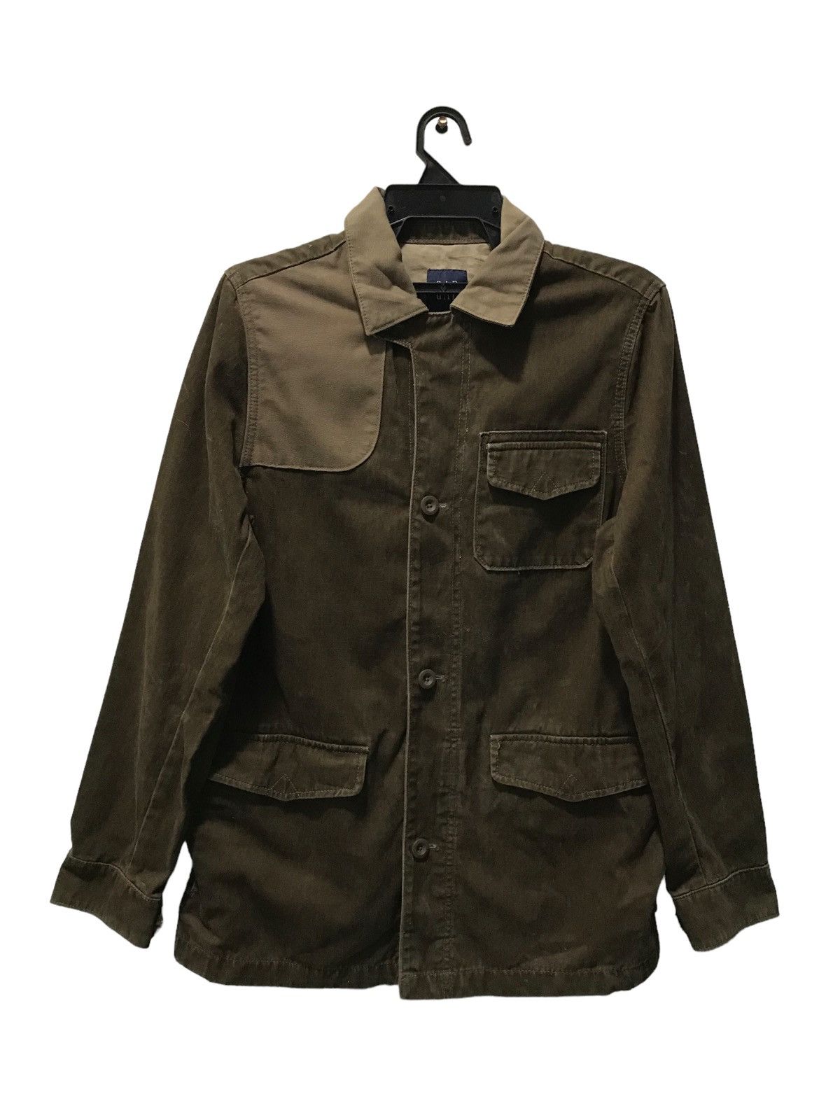 Gap Gap Japan Cotton Field Jacket – Two-Tone Olive Green Size US S / EU 44-46 / 1 - 1 Thumbnail