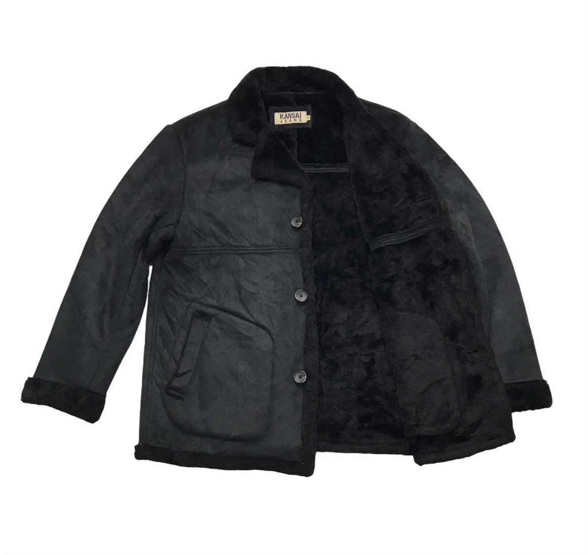 Kansai Yamamoto Suede Jacket Sherpa