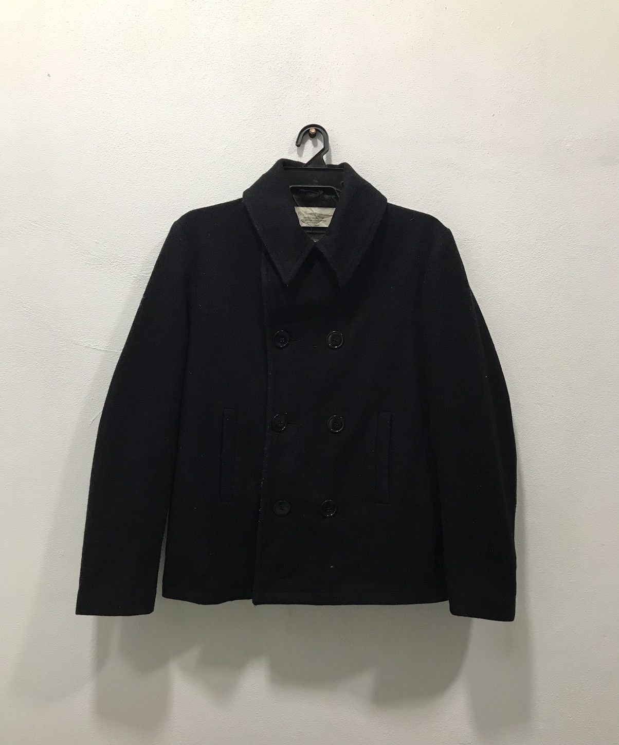 image of Journal Standard By Gerald & Stewart Black Coat, Men's (Size Large)