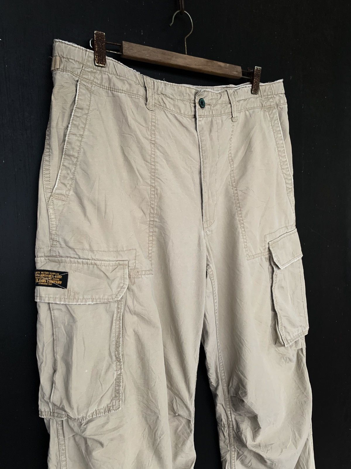 Polo Ralph Lauren Vintage POLO JEANS Cargo pants Size US 36 / EU 52 - 3 Thumbnail