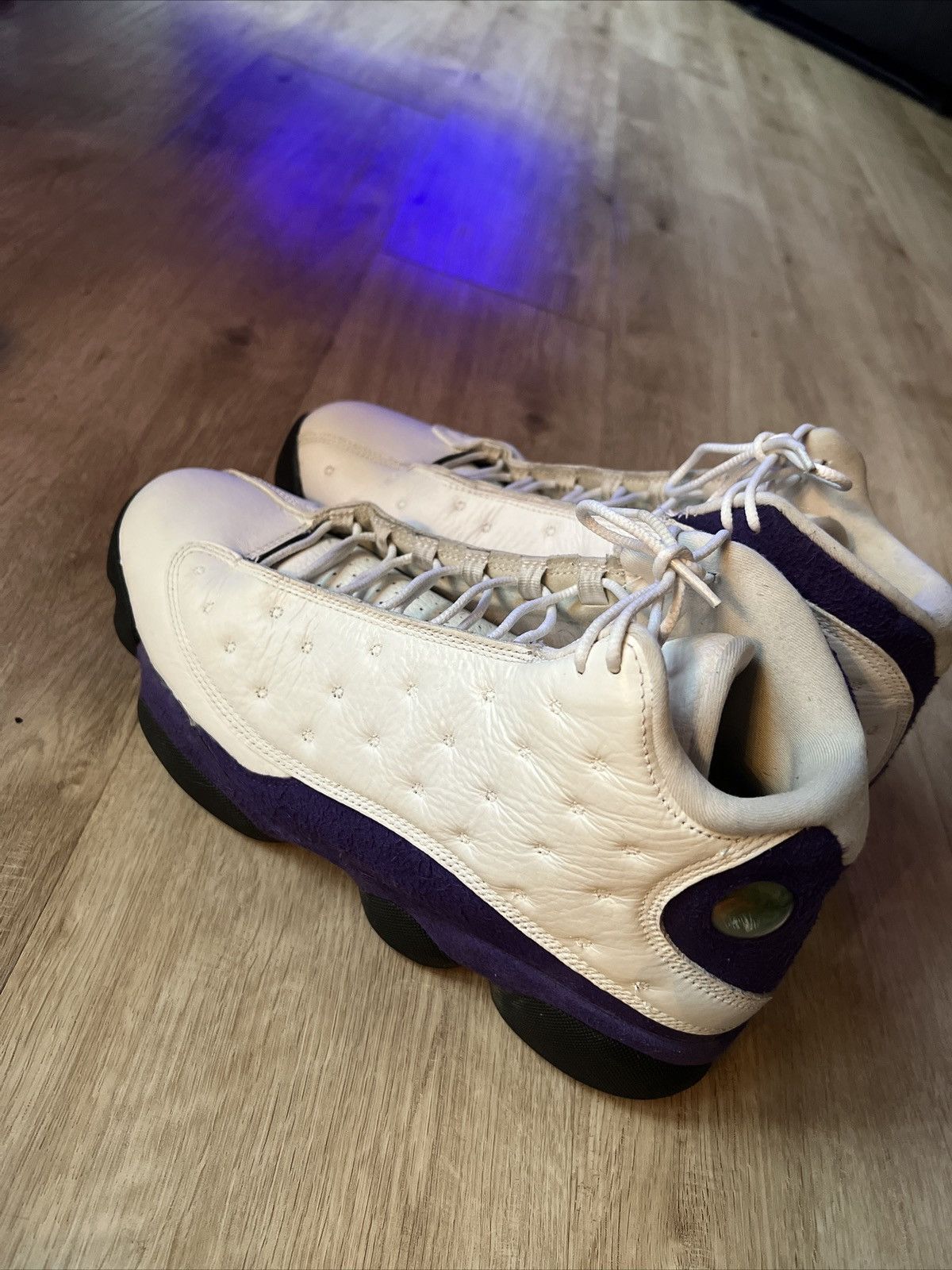 Jordan Retro “Laker” 13 AIR JORDAN 4 LAKERS SIZE 8,10,13 BRAND NEW AVAILABLE IN  main image 3