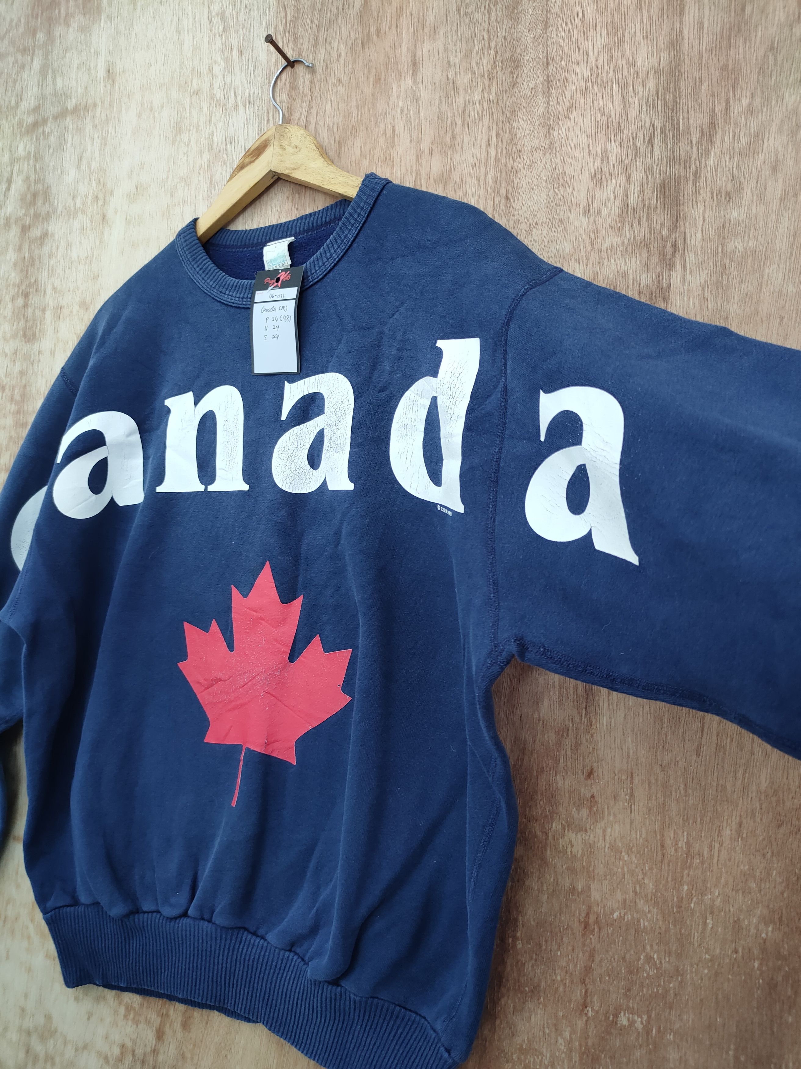 Vintage DL C.G.W 1993 Canada sweatshirt spell thrashed vtg #46-033 Size US M / EU 48-50 / 2 - 7 Thumbnail