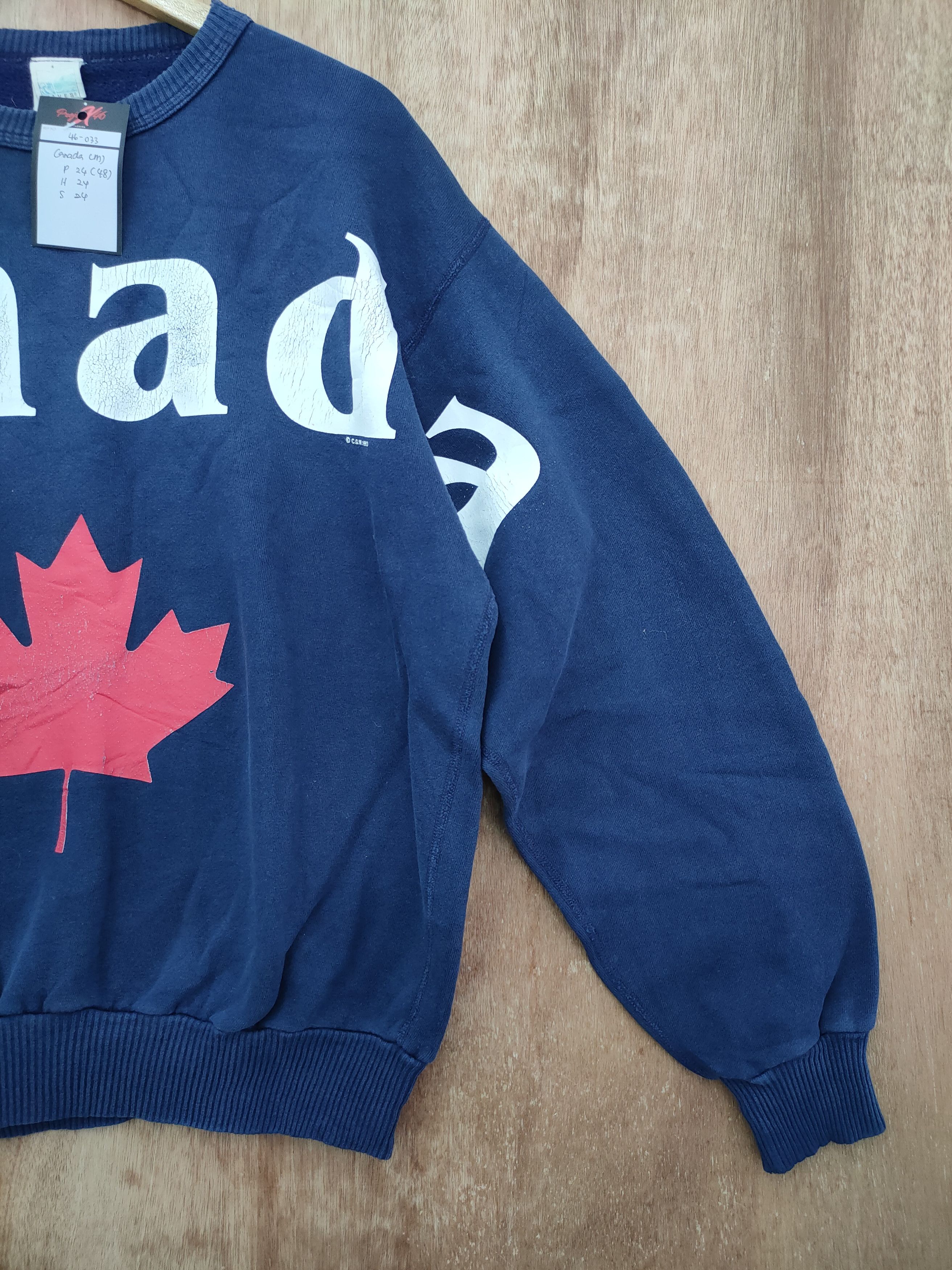 Vintage DL C.G.W 1993 Canada sweatshirt spell thrashed vtg #46-033 Size US M / EU 48-50 / 2 - 3 Thumbnail