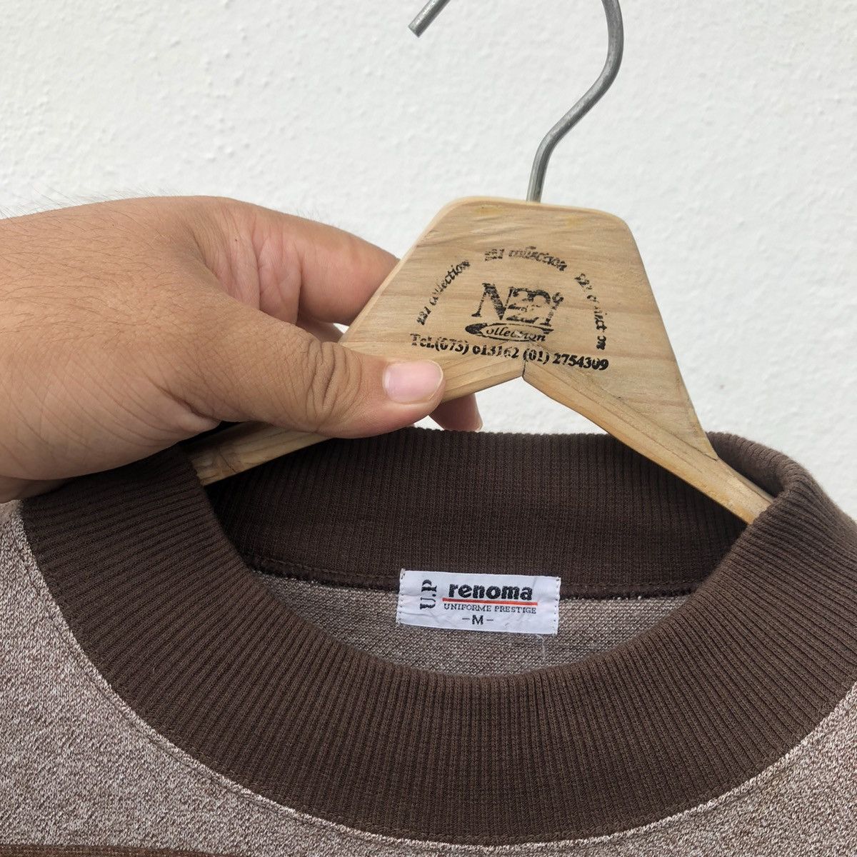 Japanese Brand 💥LAST DROP💥UP Renoma CrewNeck Block Design Size US M / EU 48-50 / 2 - 5 Thumbnail