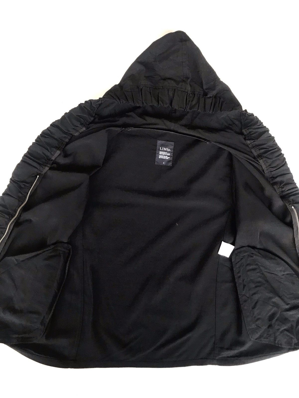 Yohji Yamamoto Shorts Sleeve Zipper light jacket With Hoodie. Size S / US 4 / IT 40 - 8 Thumbnail