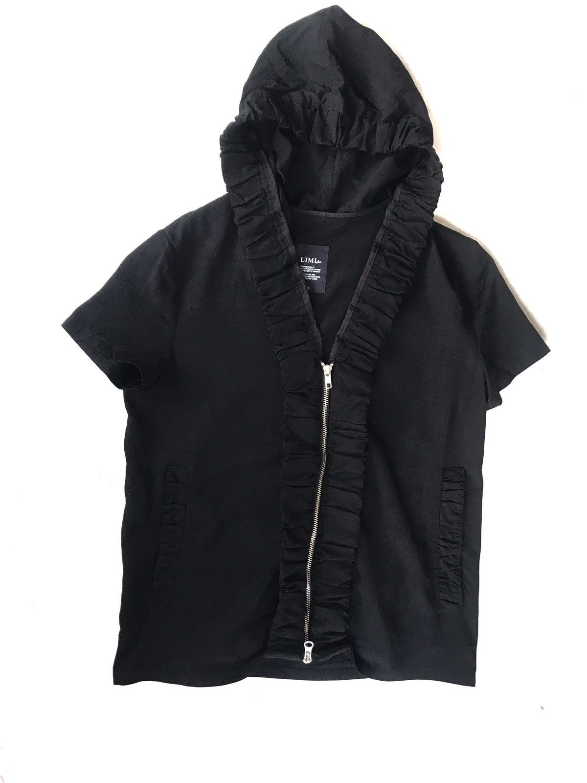 Yohji Yamamoto Shorts Sleeve Zipper light jacket With Hoodie. Size S / US 4 / IT 40 - 1 Thumbnail