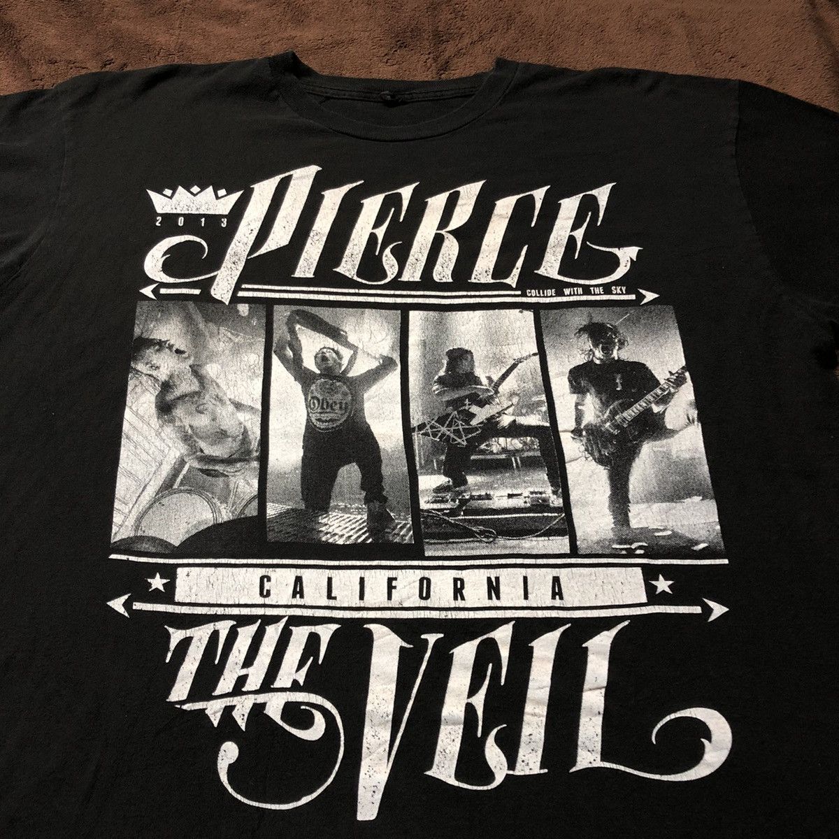 Band Tees Vintage 2013 Pierce The Veil T Shirt Size US XL / EU 56 / 4 - 1 Thumbnail