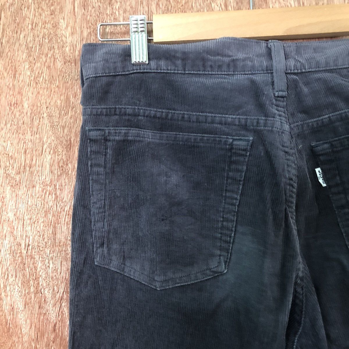 Levi's DL 517-15 Levis vintage streetwear Grey Corduroy pants #6377 Size US 31 - 9 Thumbnail