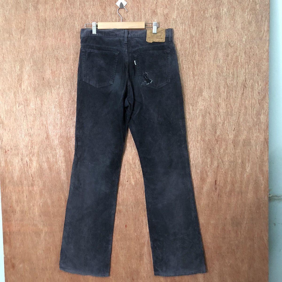 Levi's DL 517-15 Levis vintage streetwear Grey Corduroy pants #6377 Size US 31 - 6 Thumbnail