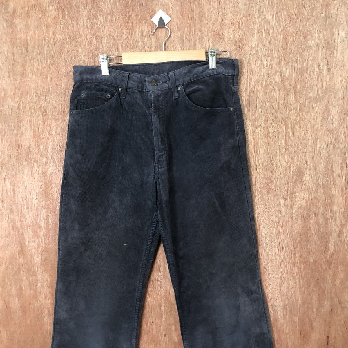 Levi's DL 517-15 Levis vintage streetwear Grey Corduroy pants #6377 Size US 31 - 2 Thumbnail