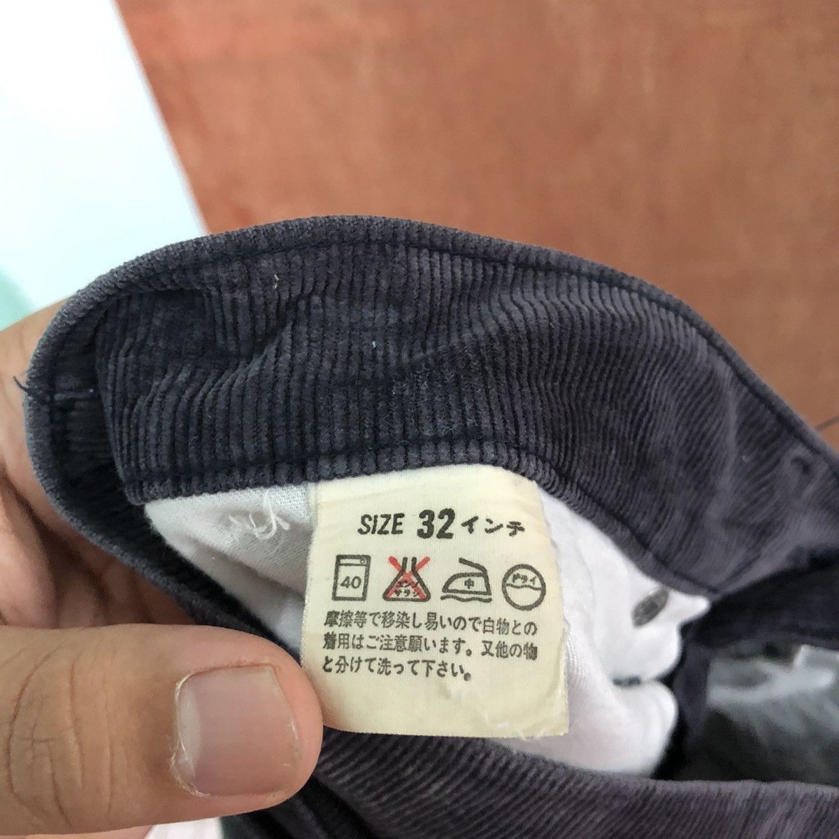 Levi's DL 517-15 Levis vintage streetwear Grey Corduroy pants #6377 Size US 31 - 12 Thumbnail