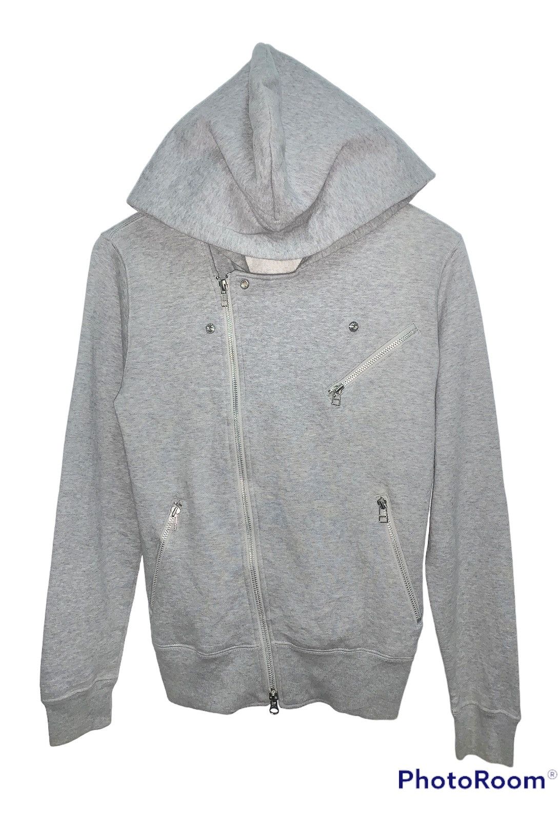 Beams Plus Asymmetrical Jacket Hoodie. Size S / US 4 / IT 40 - 2 Thumbnail